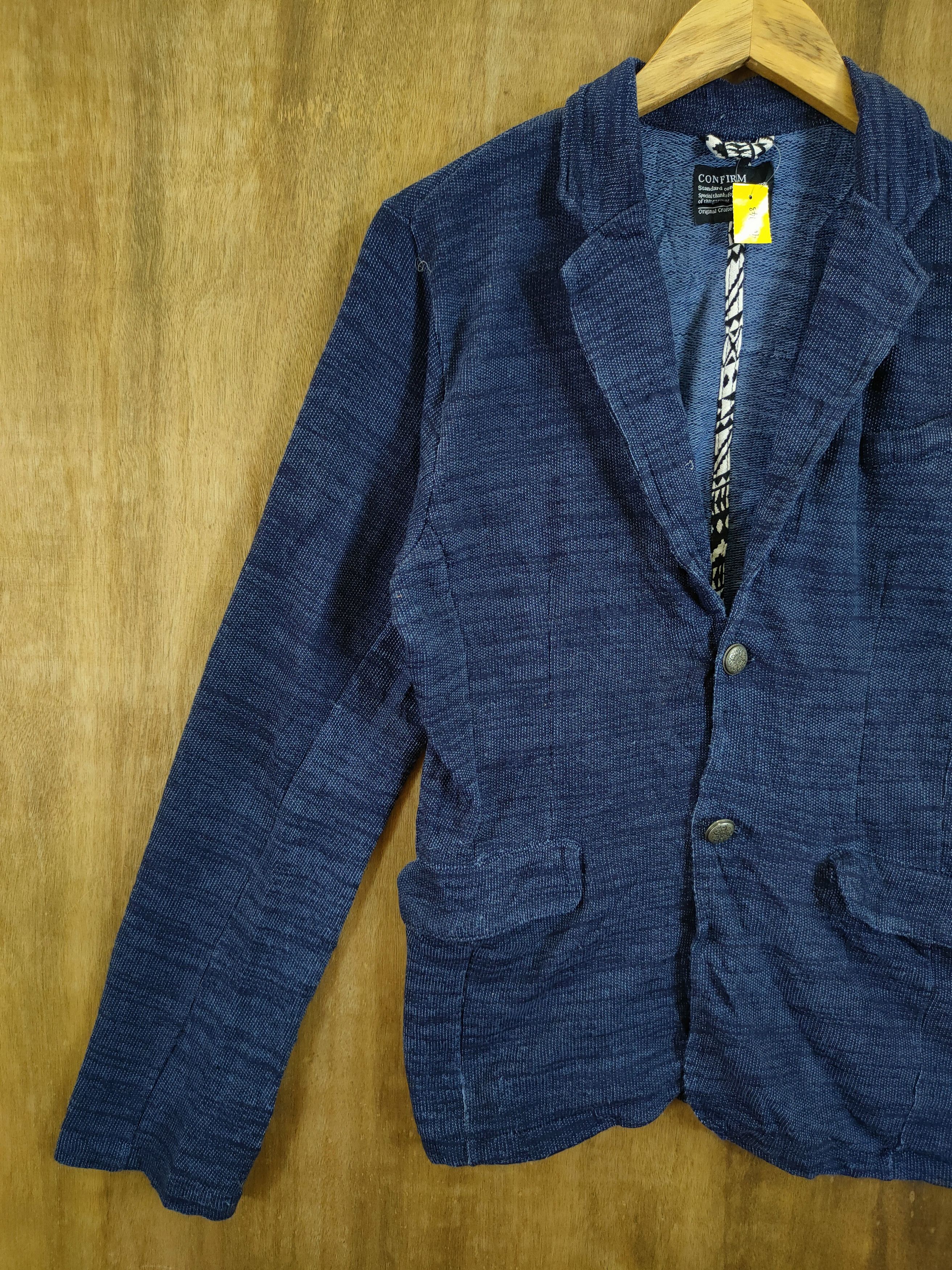 Japanese Brand D Confirm cardigan blue japan shirt #46-943 Size M / US 6-8 / IT 42-44 - 3 Thumbnail
