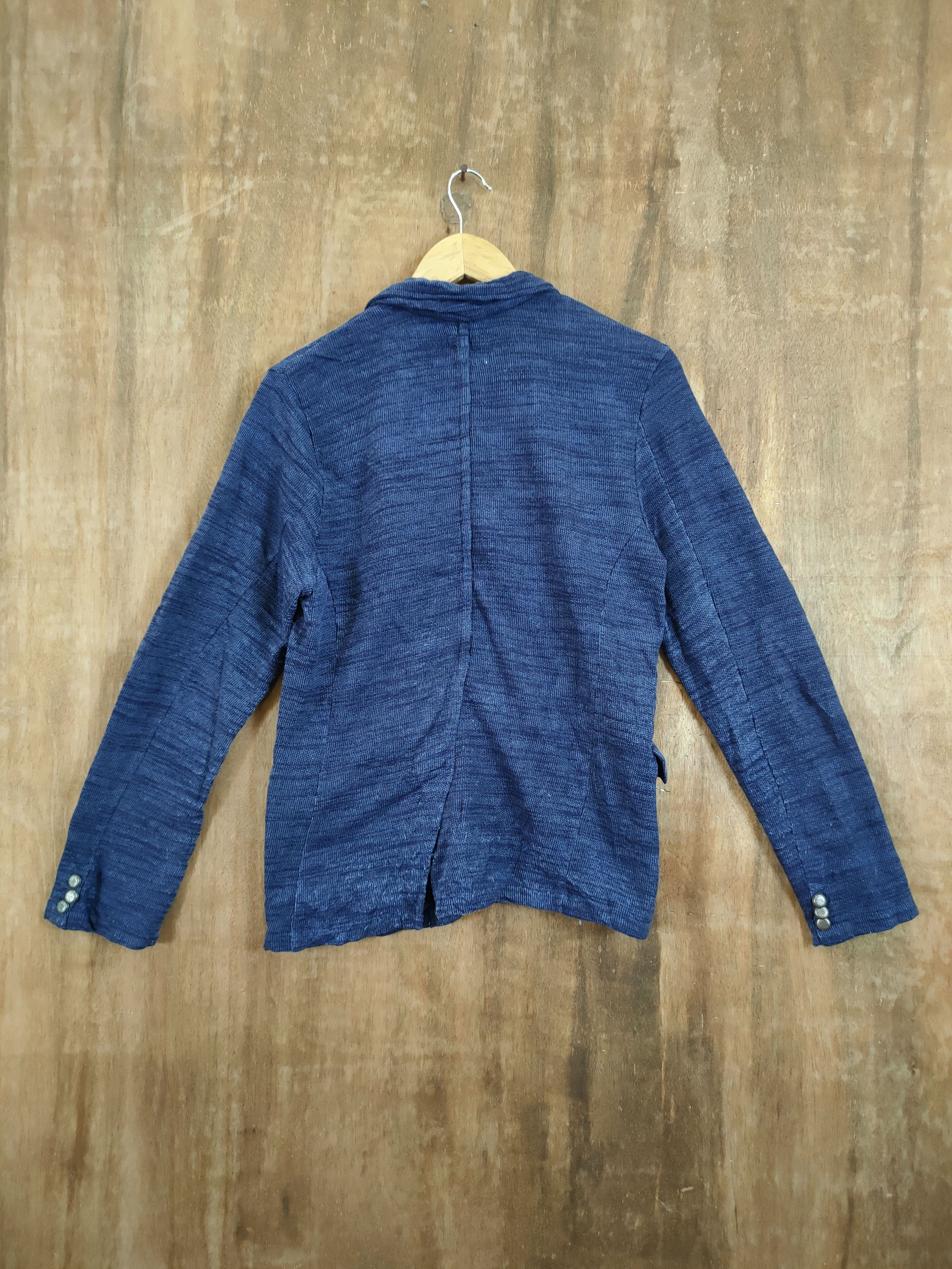 Japanese Brand D Confirm cardigan blue japan shirt #46-943 Size M / US 6-8 / IT 42-44 - 7 Thumbnail