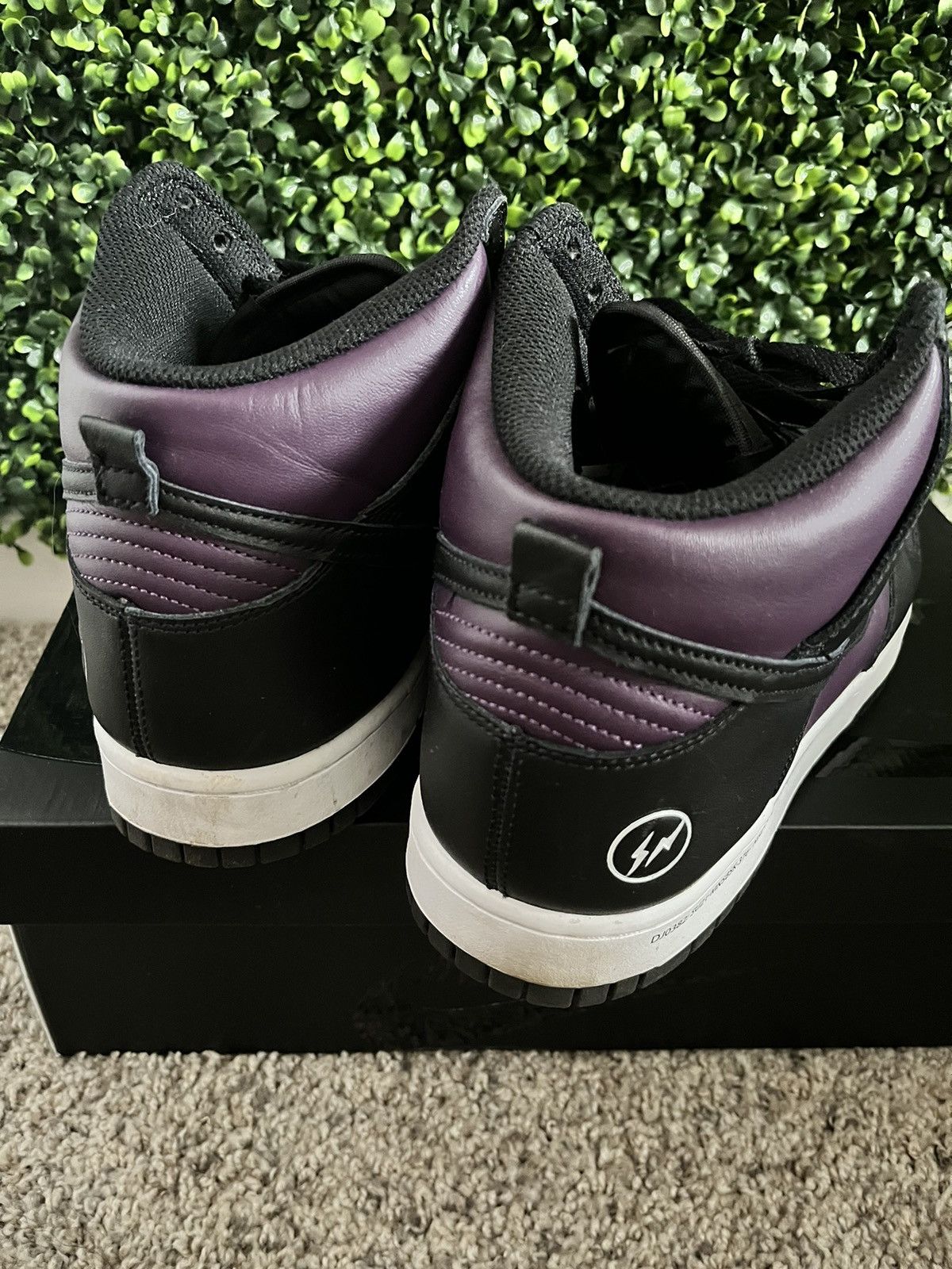 Fragment Design × Nike Nike Fragment Dunks size 11.5 black purple Size US 11.5 / EU 44-45 - 4 Thumbnail