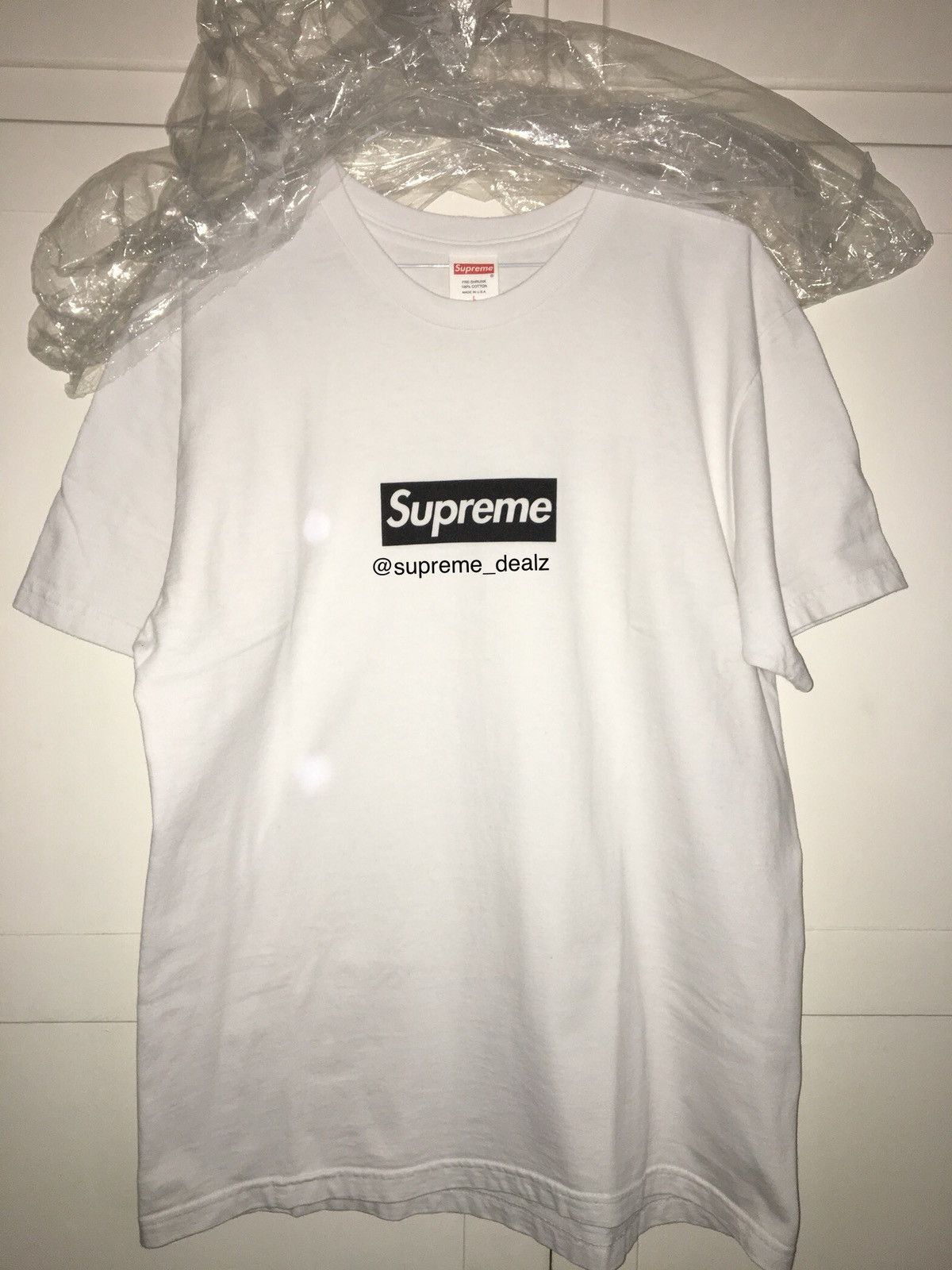 Supreme Supreme Paris Box Logo Tee Large White Grailed