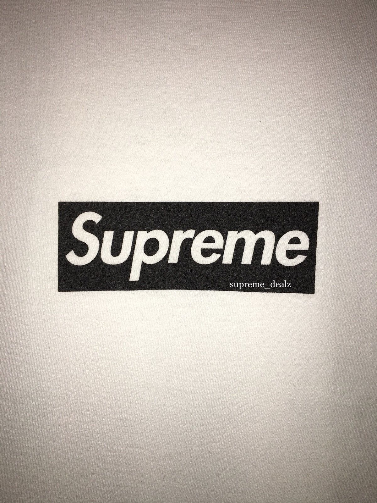 Supreme Supreme Paris Box Logo Tee Large White | Grailed