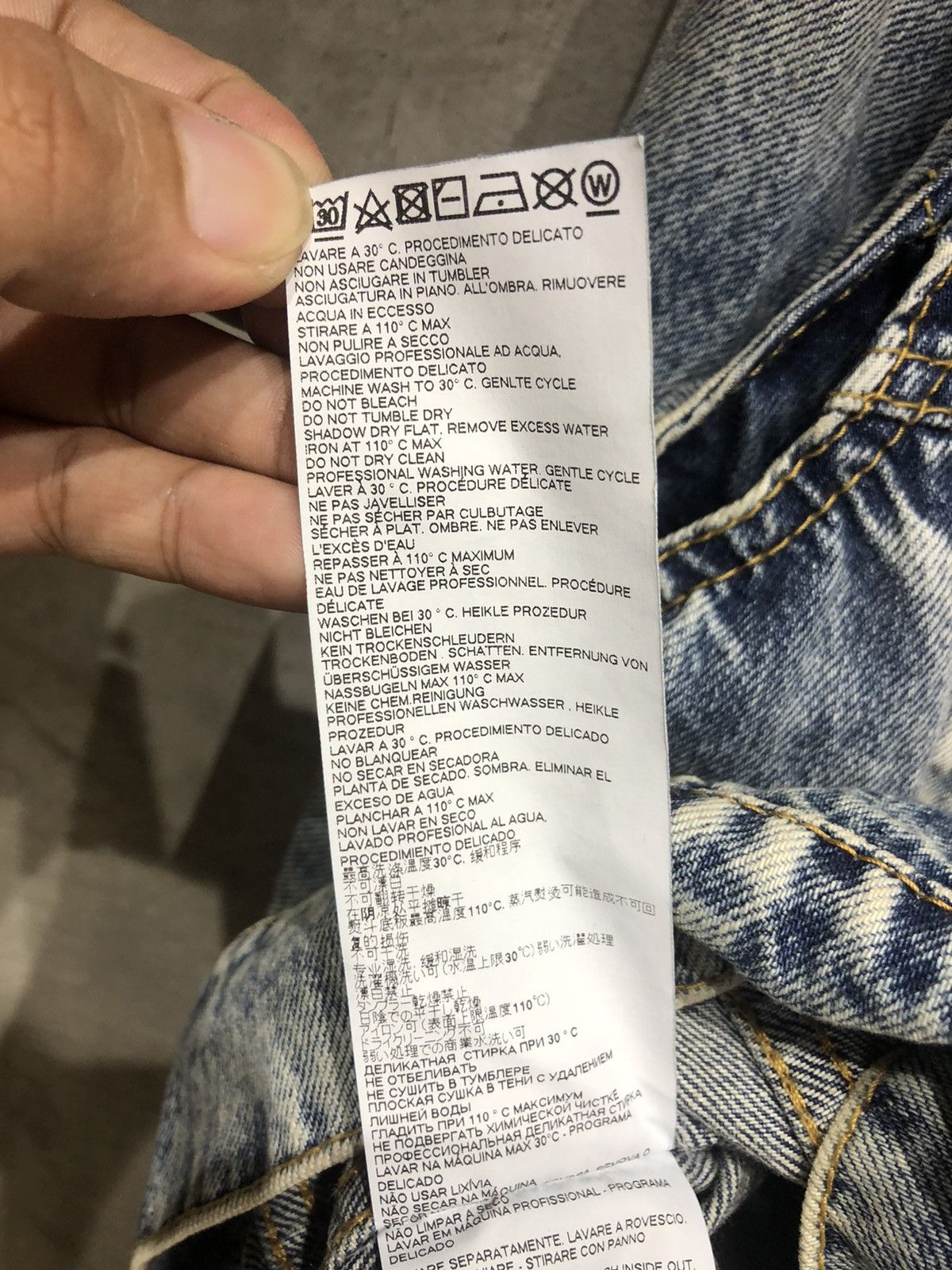 Maison Margiela Oversized Arm Sleeve Denim jacket Size US M / EU 48-50 / 2 - 14 Thumbnail