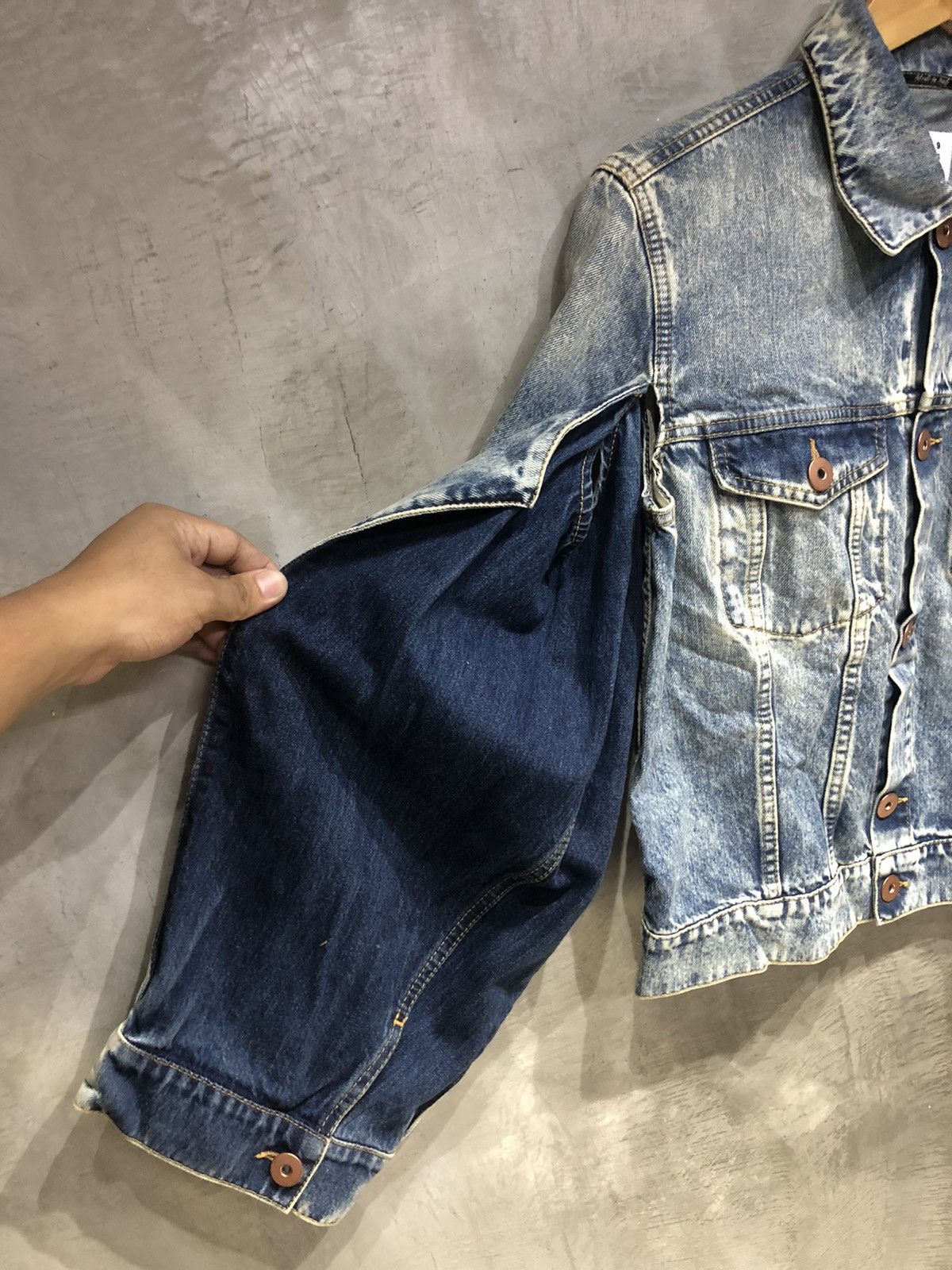 Maison Margiela Oversized Arm Sleeve Denim jacket Size US M / EU 48-50 / 2 - 6 Thumbnail