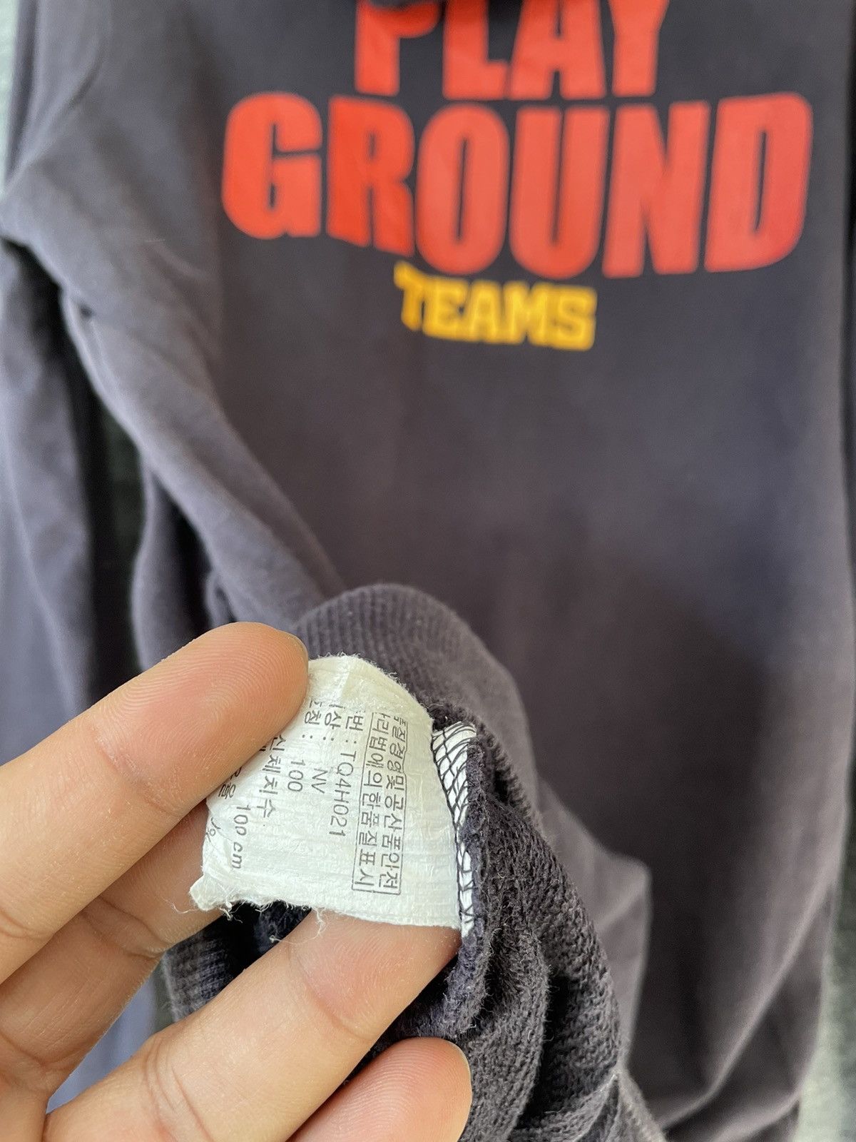 Japanese Brand × Vintage PLAY GROUND TEAMS HOODIE Size US M / EU 48-50 / 2 - 6 Thumbnail