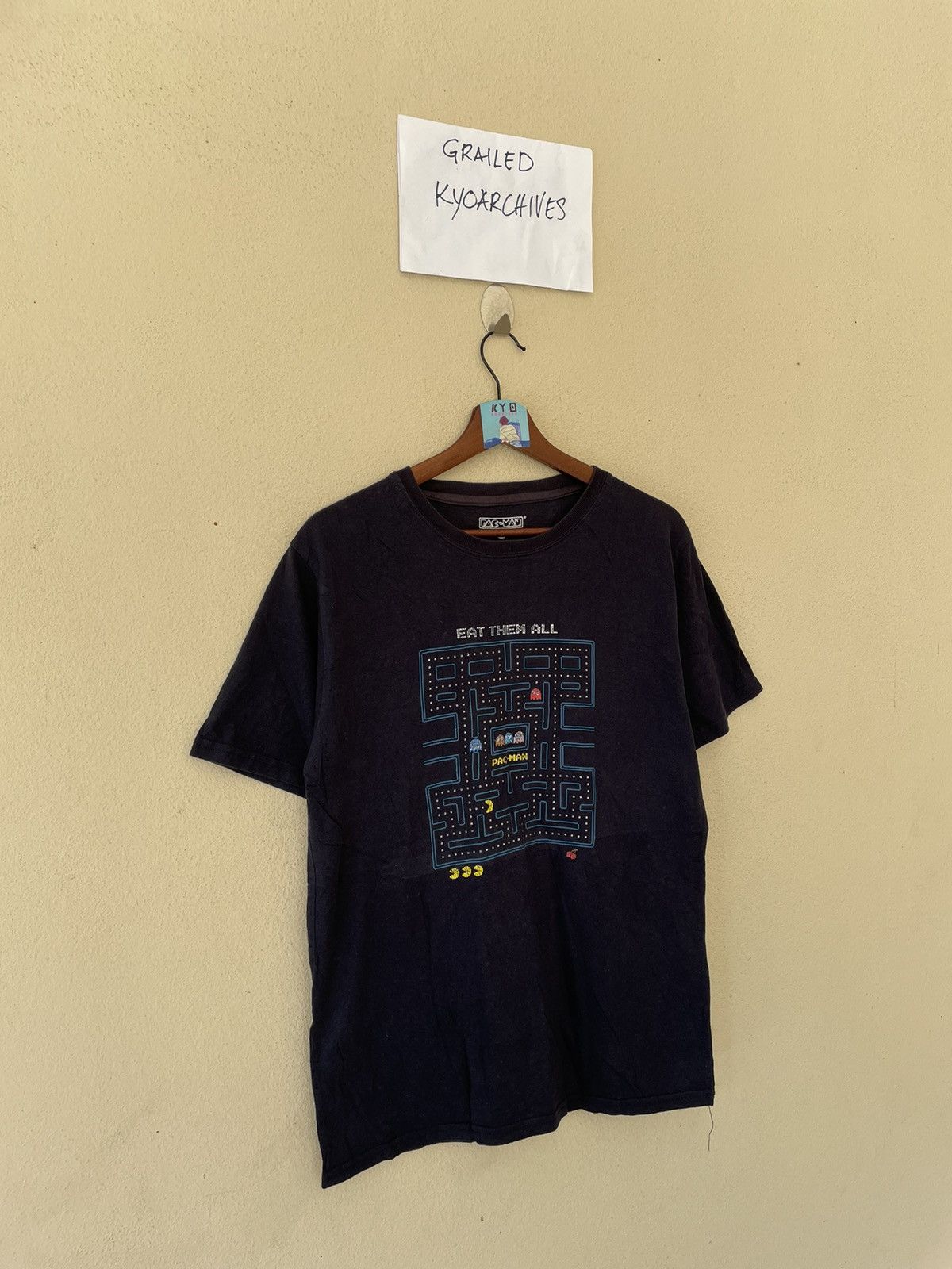 Anime PACMAN BLACK TEE Size US M / EU 48-50 / 2 - 2 Thumbnail