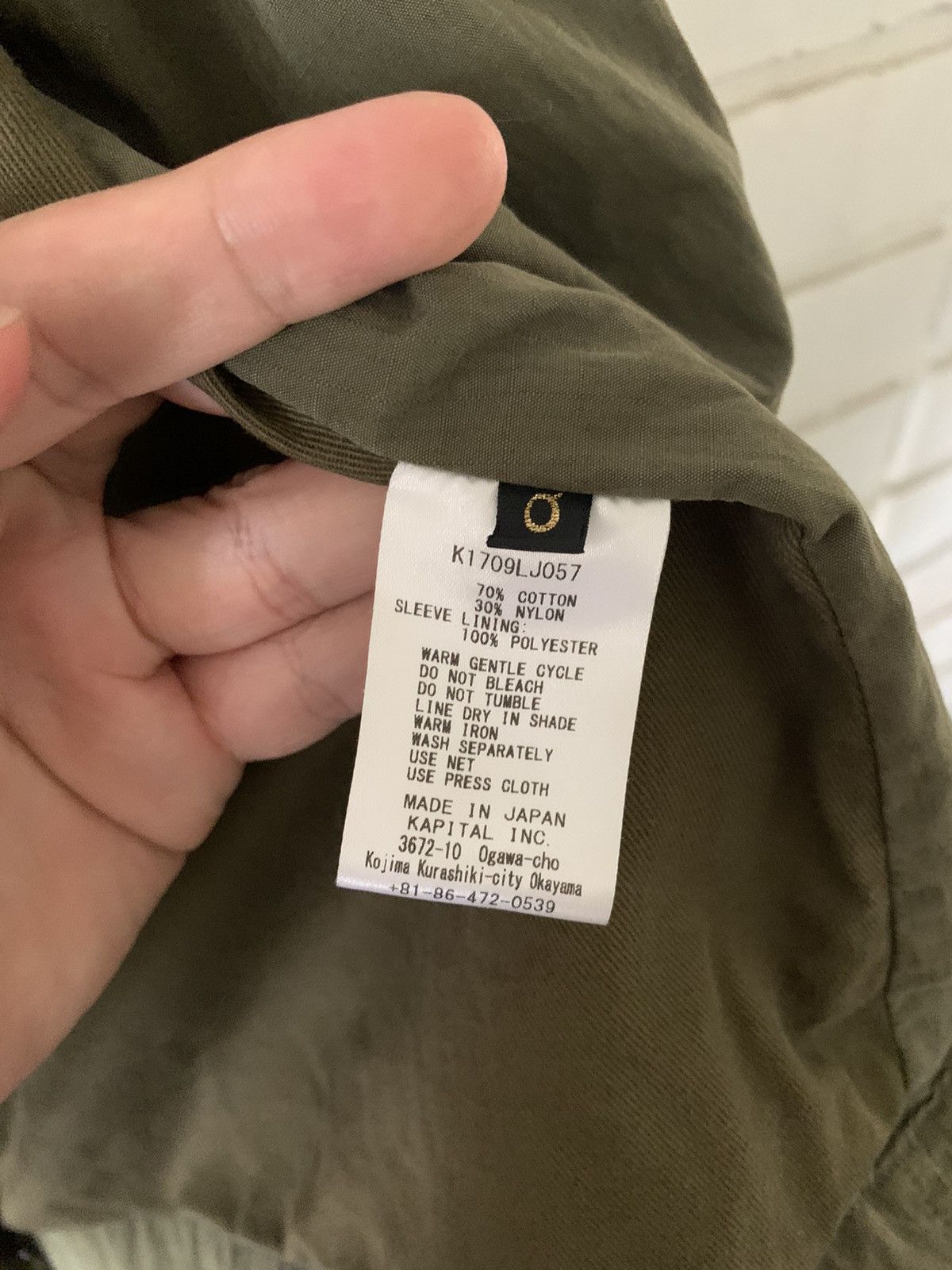 Kapital Kapital Cropped Military Olive Jacket (sz 0) Size US XS / EU 42 / 0 - 4 Thumbnail