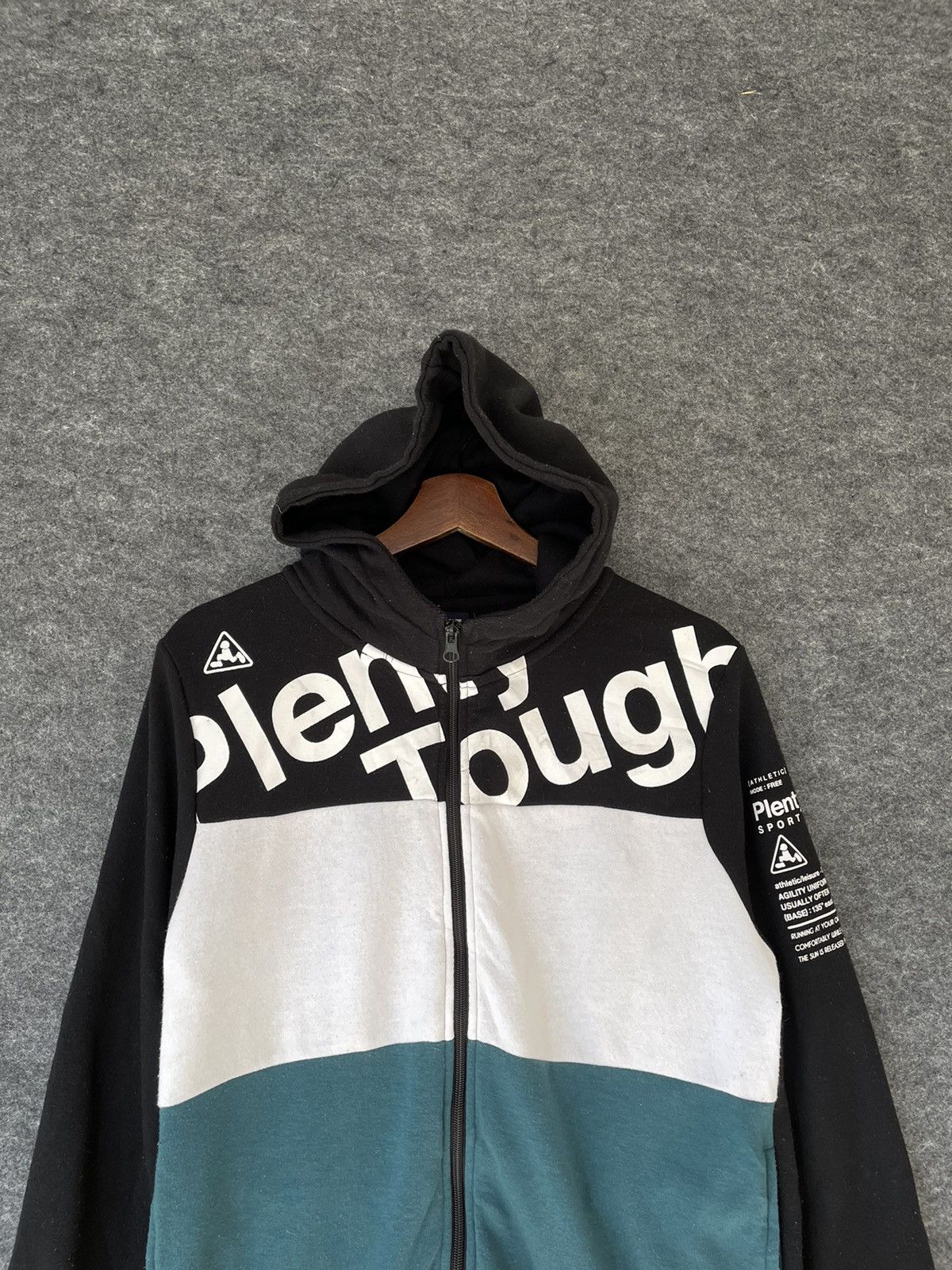 Vintage PLENTY TOUGH SPORTS HOODIE Size US M / EU 48-50 / 2 - 2 Thumbnail