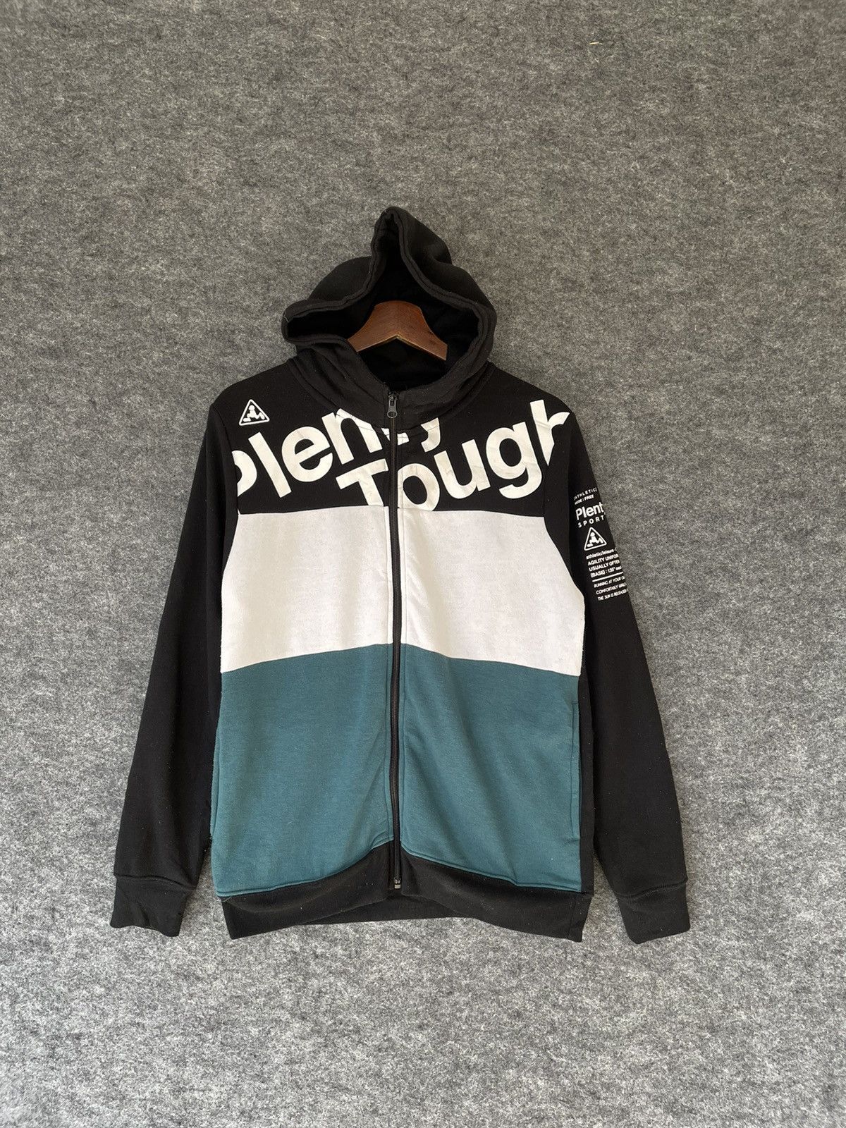 Vintage PLENTY TOUGH SPORTS HOODIE Size US M / EU 48-50 / 2 - 1 Thumbnail