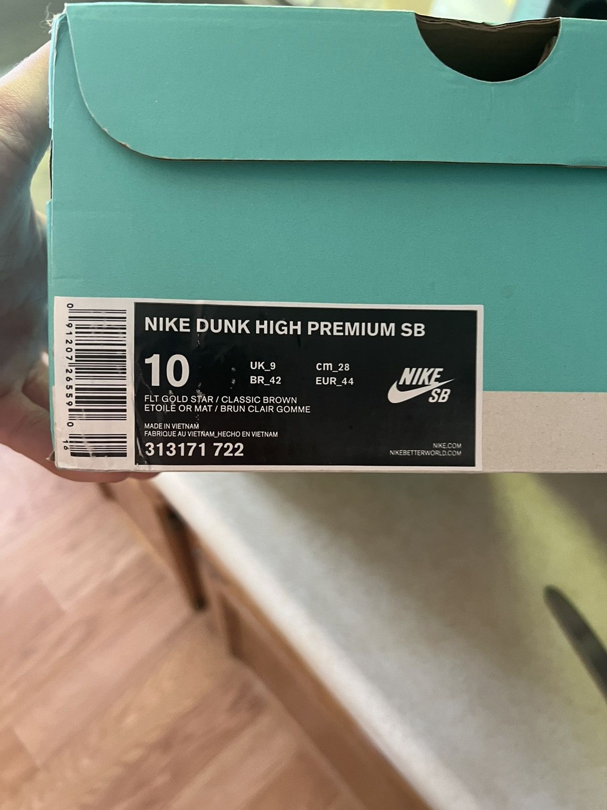 Nike Nike SB Dunk High Premium Hemp Waffle 2016 Chicken & Waffles Size US 10 / EU 43 - 2 Thumbnail