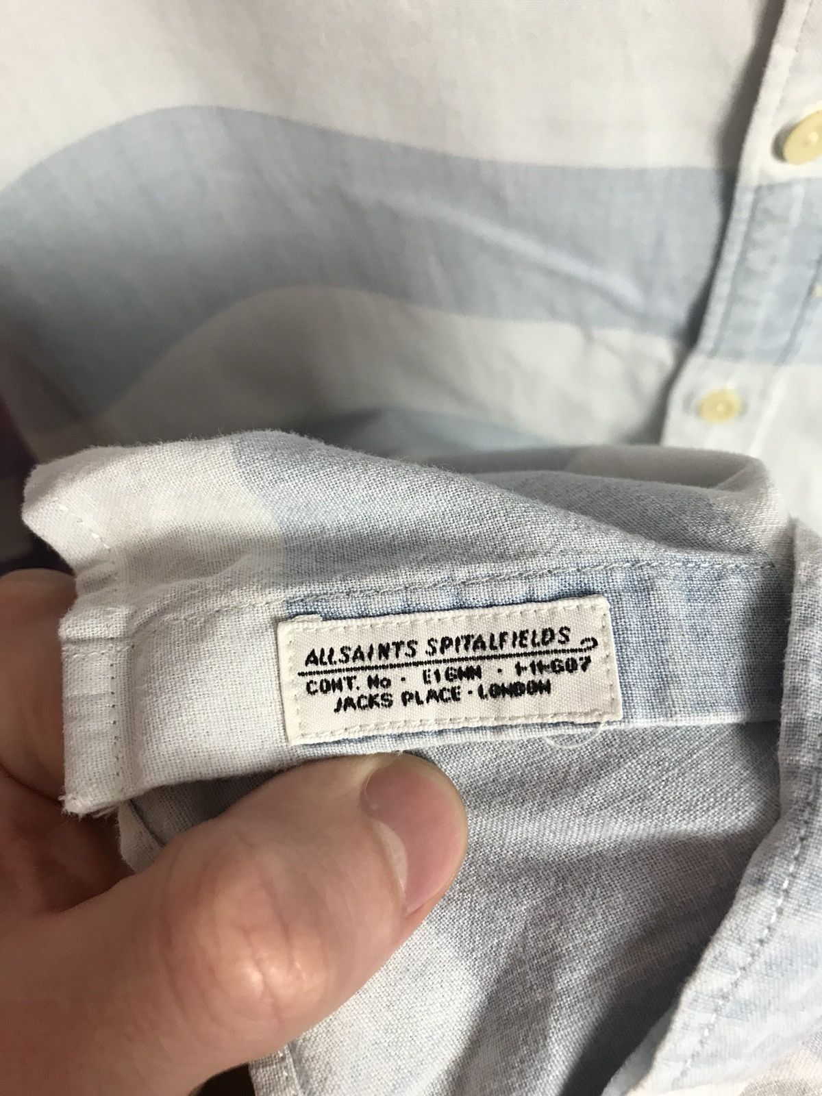 Allsaints Allsaints luxury streetwear shirt Size US M / EU 48-50 / 2 - 5 Thumbnail