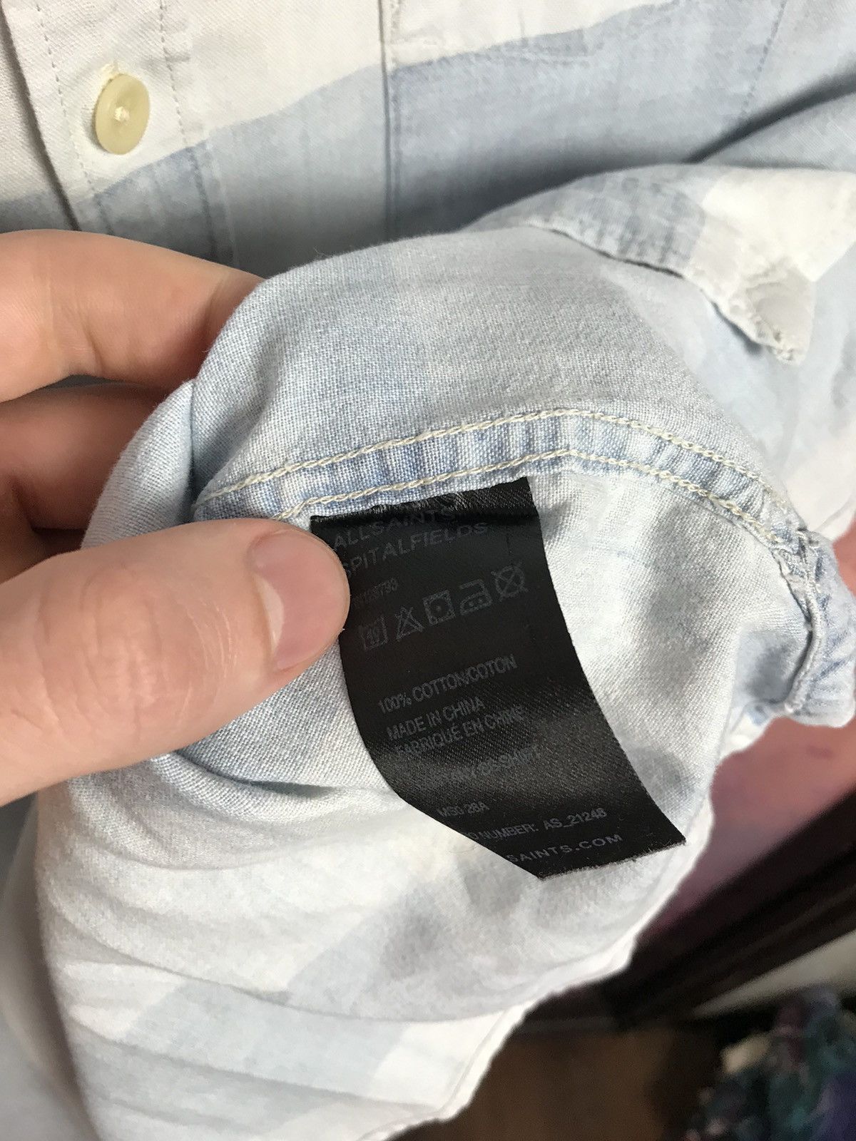 Allsaints Allsaints luxury streetwear shirt Size US M / EU 48-50 / 2 - 6 Thumbnail