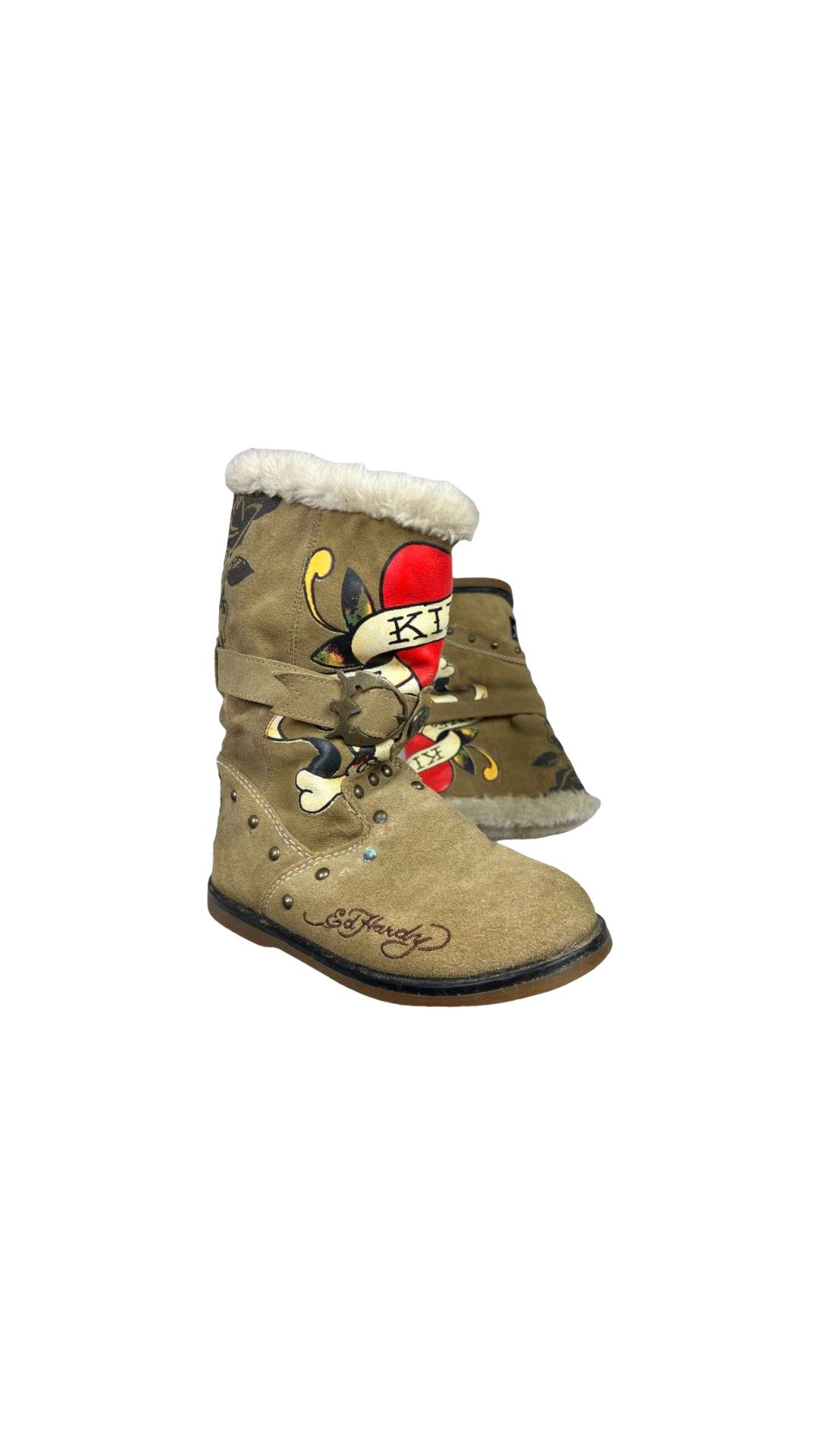 Ed Hardy Ed Hardy Fur Boots Size US 5 / EU 37 - 1 Thumbnail