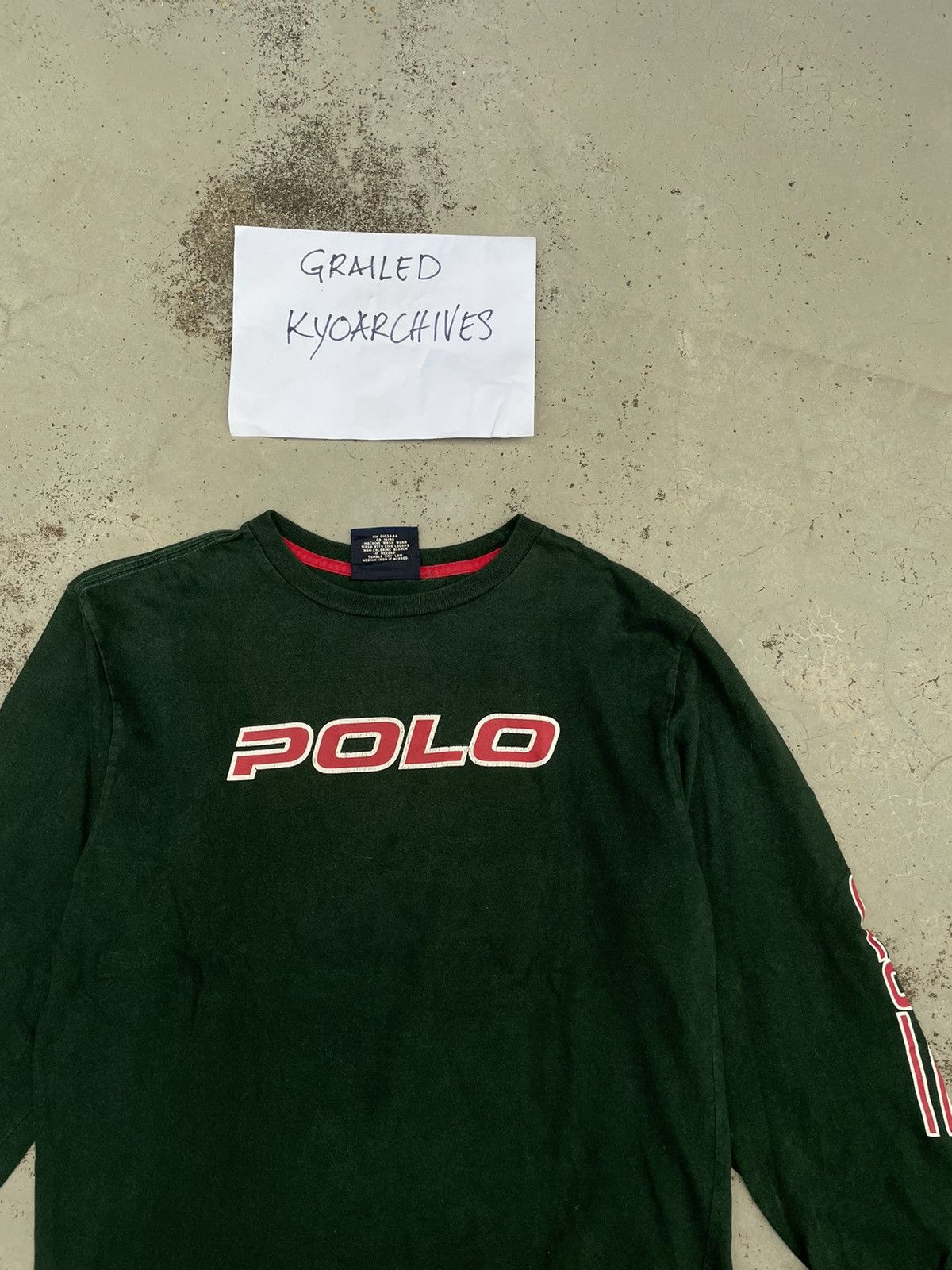 Polo Ralph Lauren POLO SPORT BIG LOGO LONG SLEEVE FITS M Size US L / EU 52-54 / 3 - 3 Thumbnail