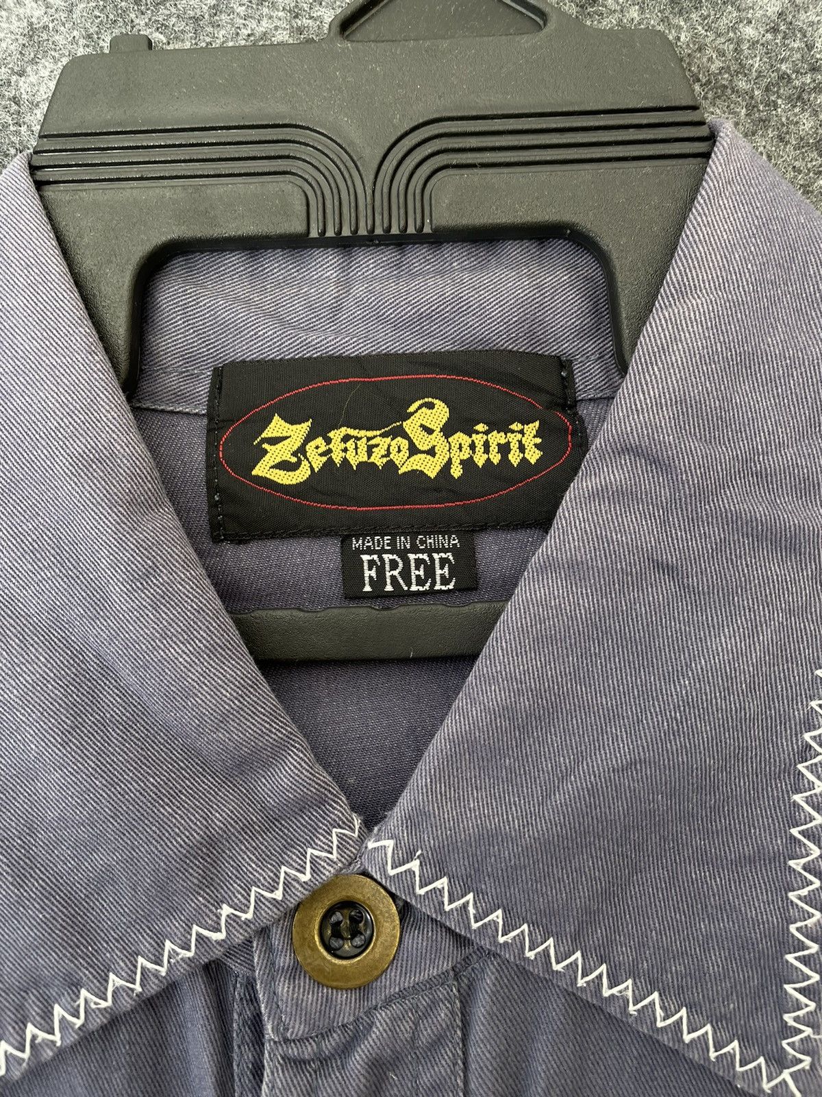 Japanese Brand × Vintage VINTAGE ZEFUZA SPIRIT SHIRTS Size US L / EU 52-54 / 3 - 5 Thumbnail