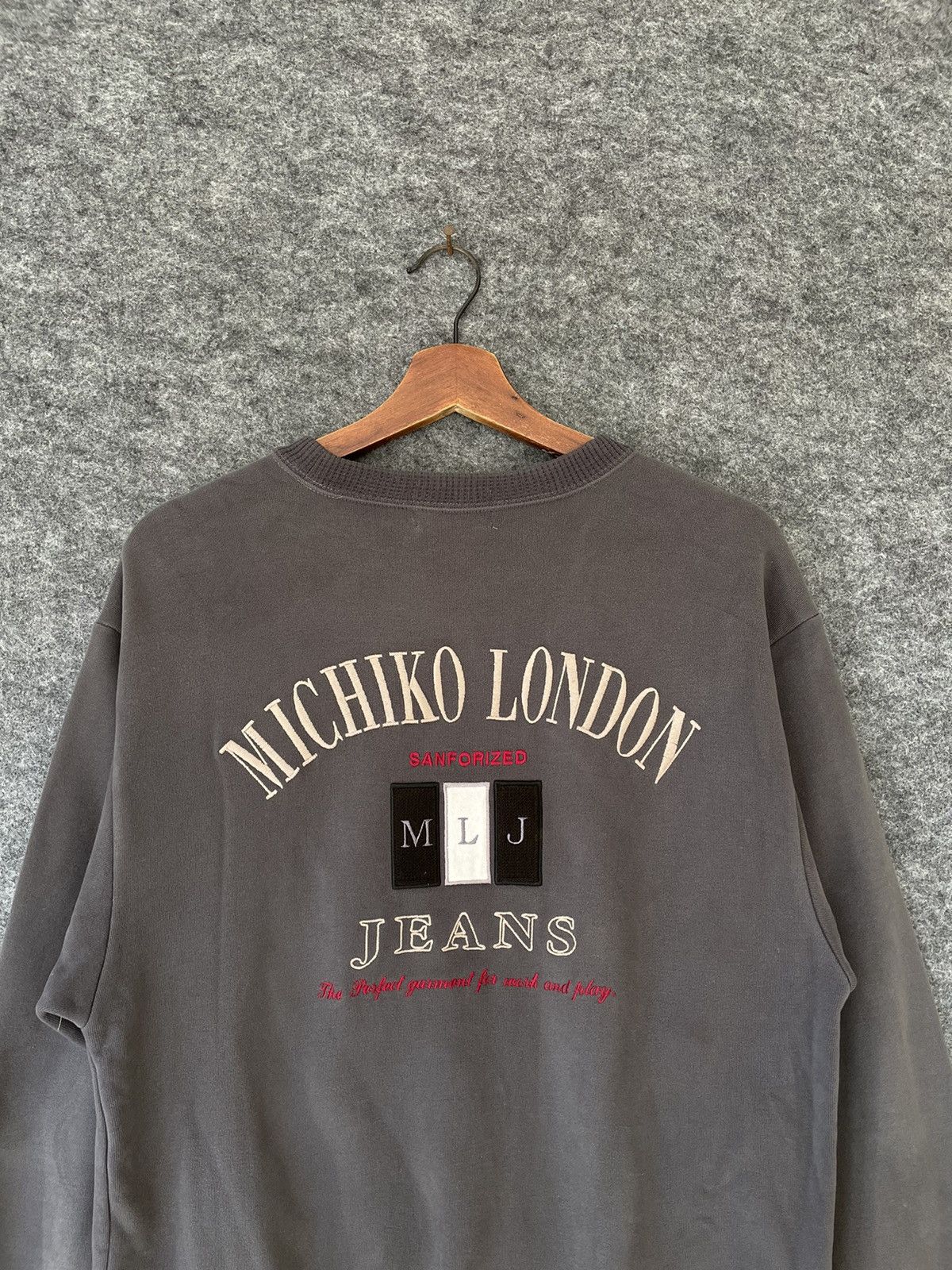 Michiko Koshino London VINTAGE MICHIKO LONDON JEANS BIG LOGO SWEATSHIRT Size US M / EU 48-50 / 2 - 2 Thumbnail