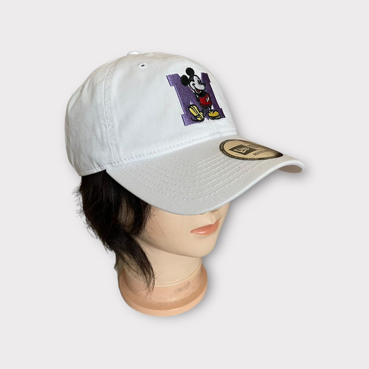 Disney Vintage New Era Disney Mickey Mouse Hat Curve Brim Size ONE SIZE - 2 Thumbnail