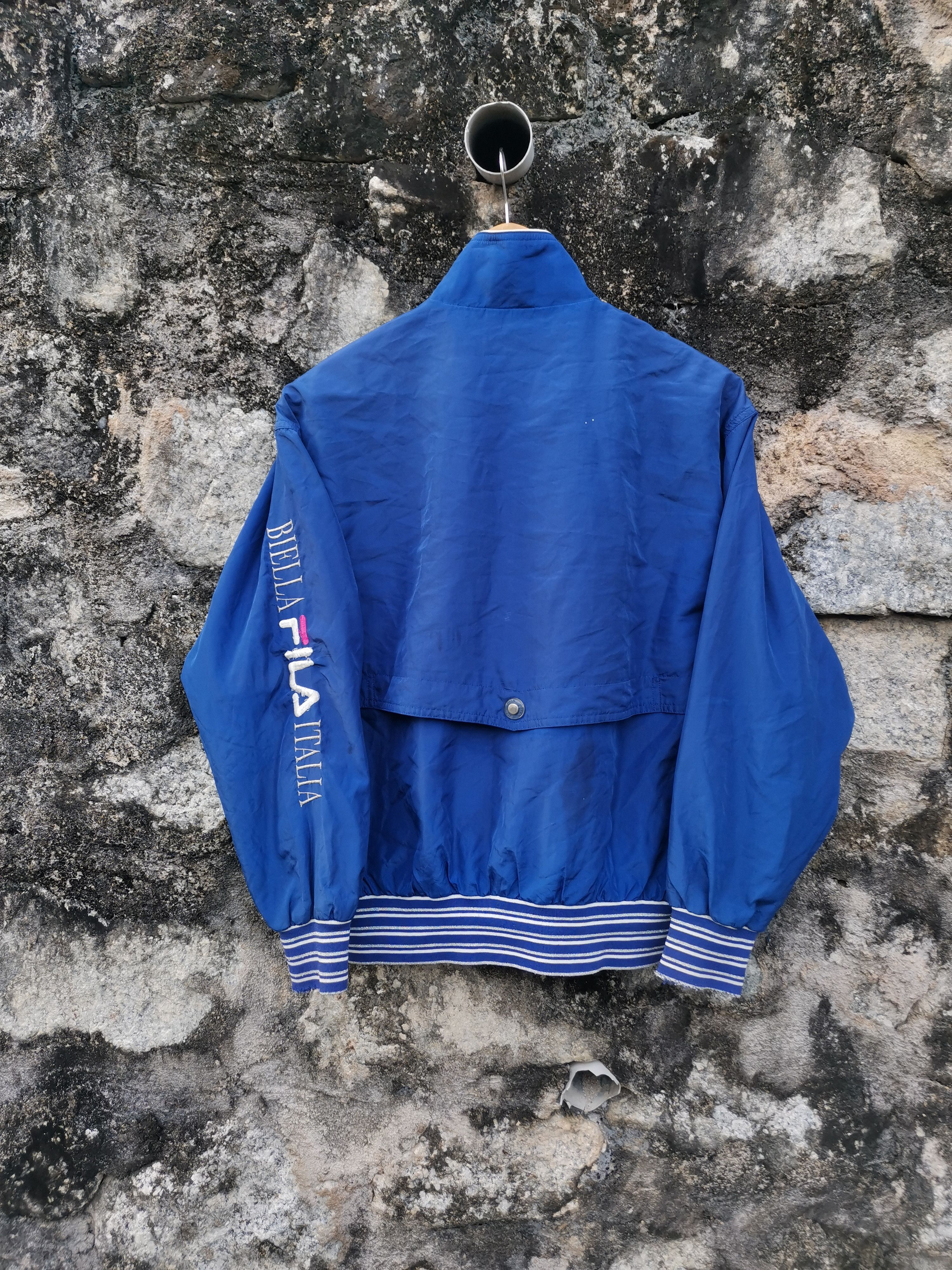 Fila Vintage Fila Biella Italia Embroided Spellout Jacket Size US L / EU 52-54 / 3 - 3 Thumbnail