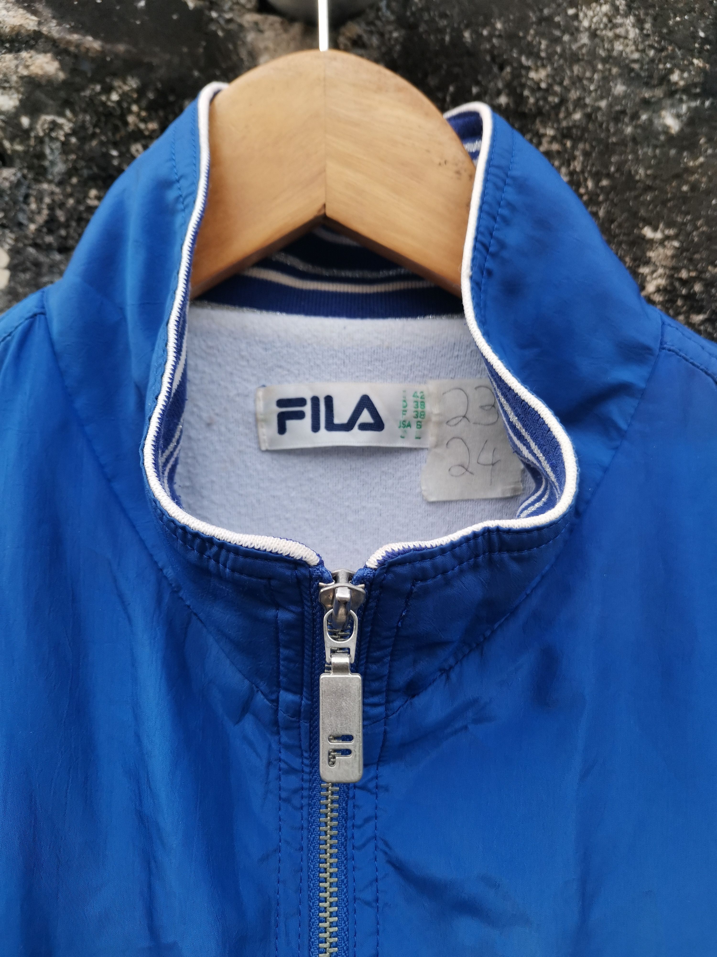 Fila Vintage Fila Biella Italia Embroided Spellout Jacket Size US L / EU 52-54 / 3 - 4 Thumbnail