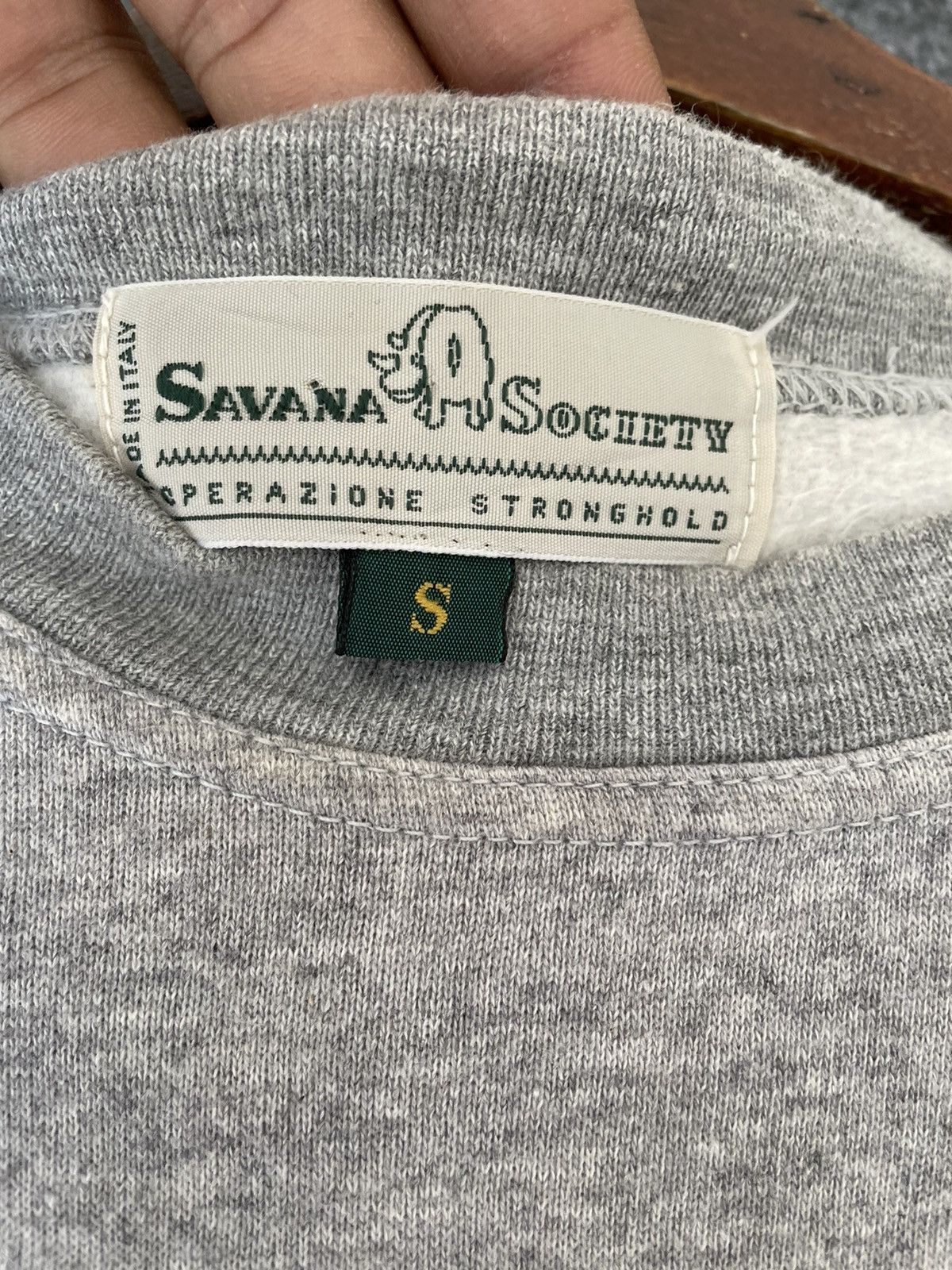 Japanese Brand SAVANA SOCIETY RHINO SWEATSHIRT Size US S / EU 44-46 / 1 - 5 Thumbnail