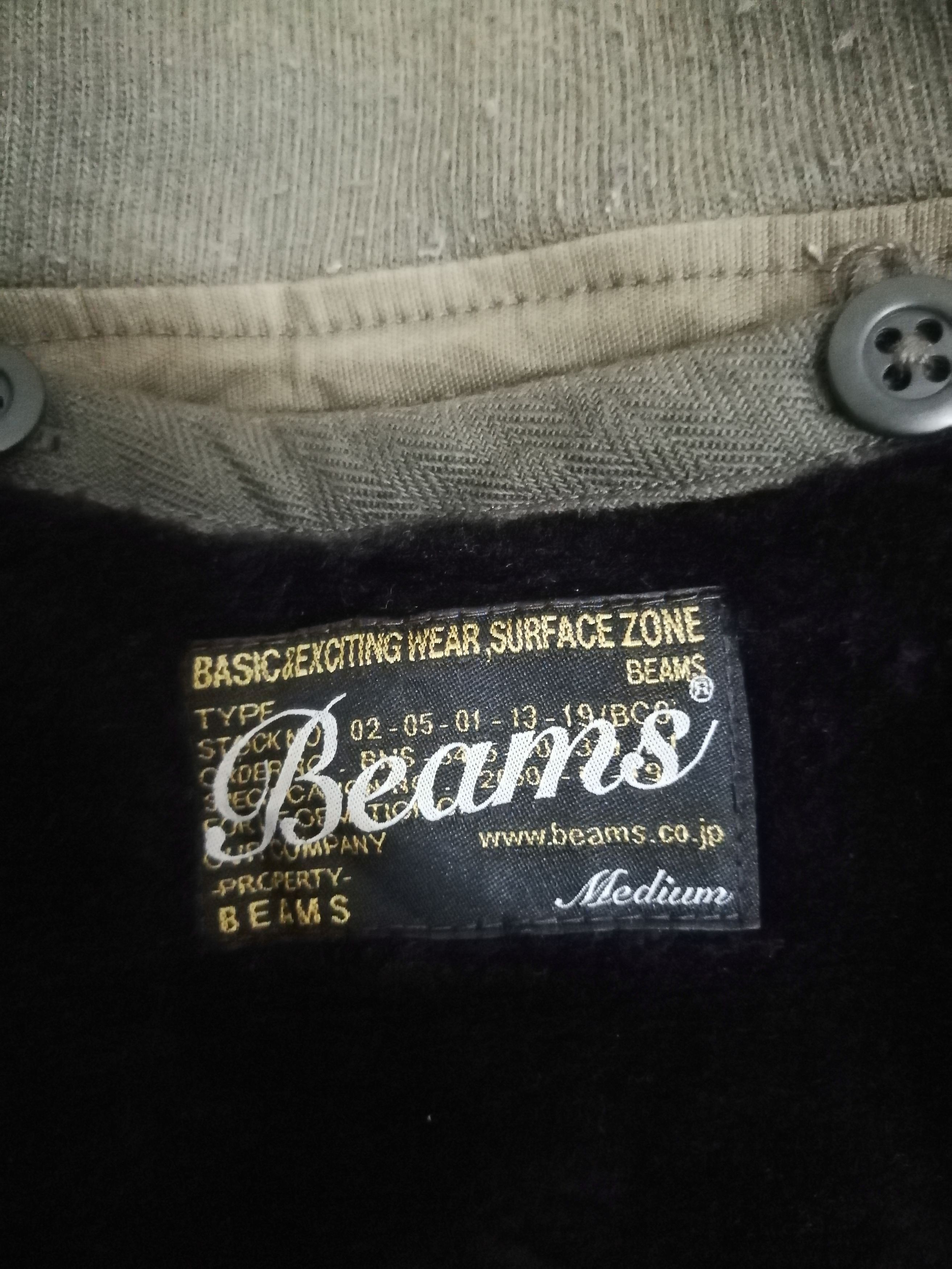 Beams Plus Japanese brend Beams bomber design Jacket green arme Size US M / EU 48-50 / 2 - 4 Thumbnail