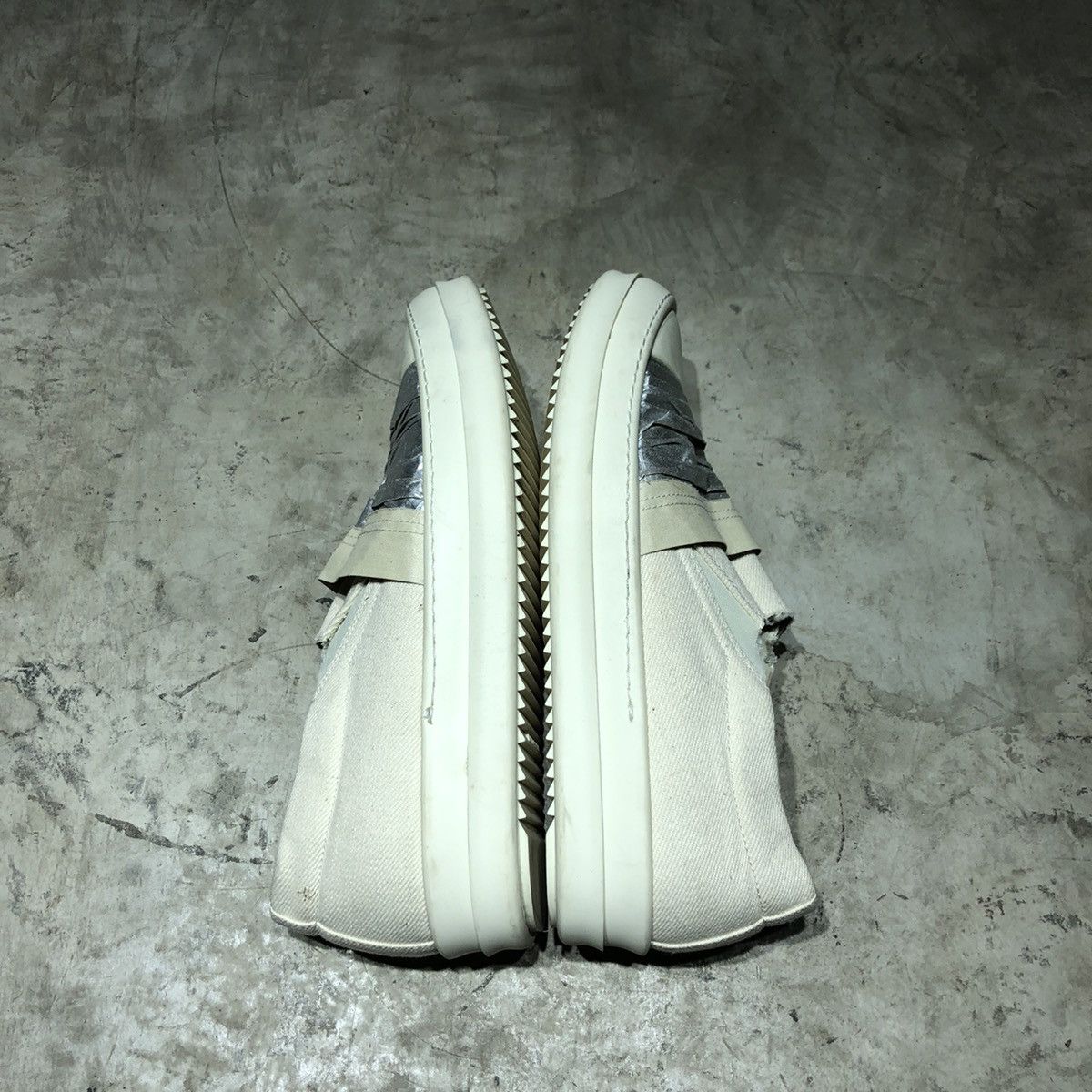 Rick Owens Drkshdw Ramones low duct tape sneakers Size US 5 / EU 37 - 3 Thumbnail