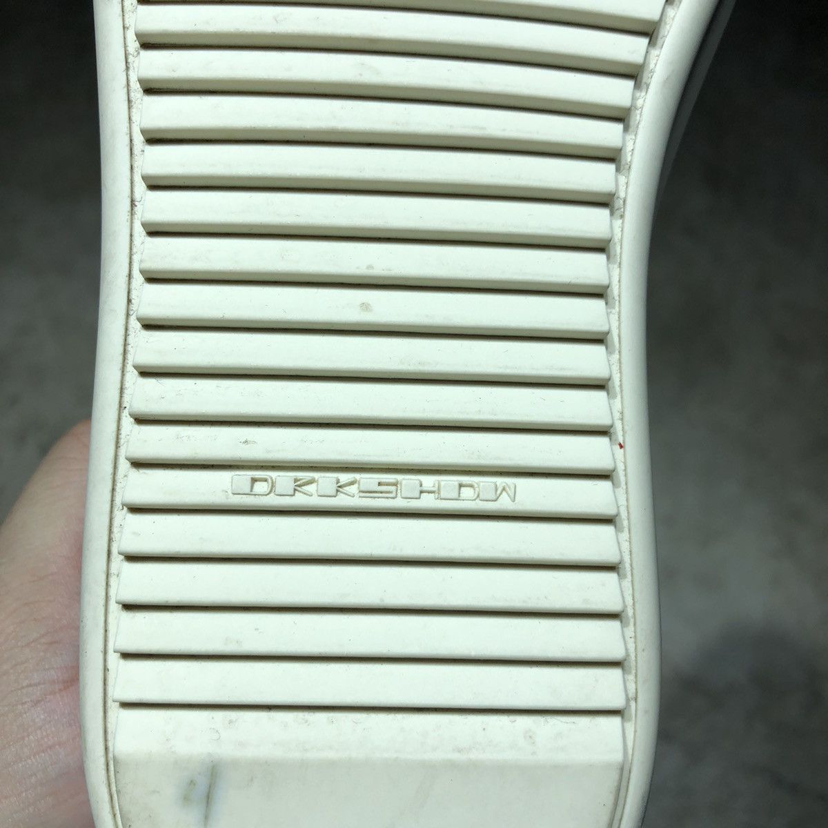 Rick Owens Drkshdw Ramones low duct tape sneakers Size US 5 / EU 37 - 13 Thumbnail