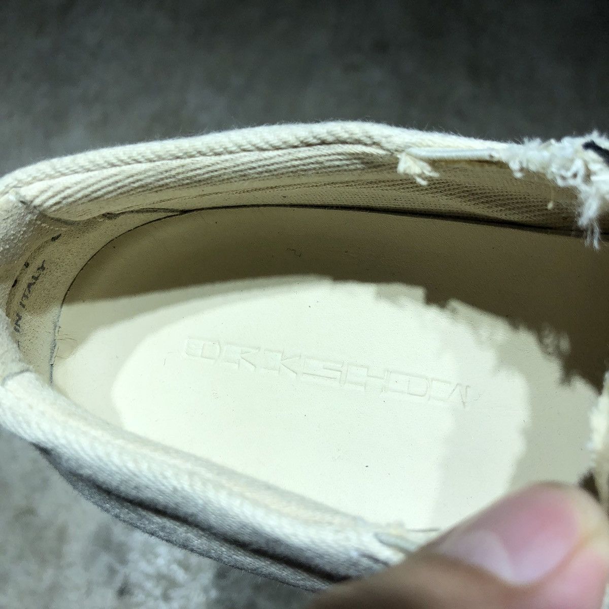 Rick Owens Drkshdw Ramones low duct tape sneakers Size US 5 / EU 37 - 6 Thumbnail