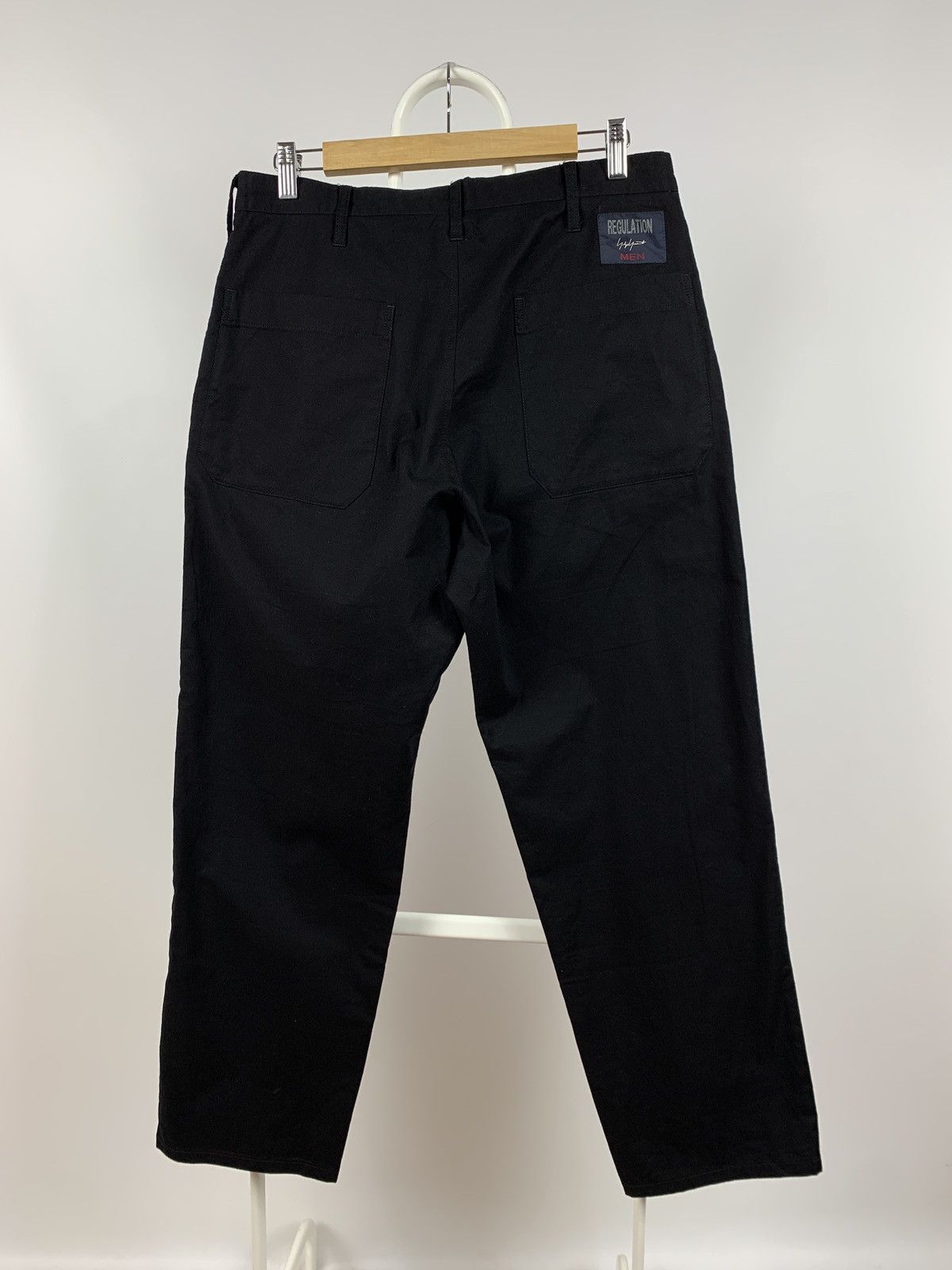 Yohji Yamamoto Yohji Yamamoto Cropped Regulation Black Pants Size US 30 / EU 46 - 3 Thumbnail