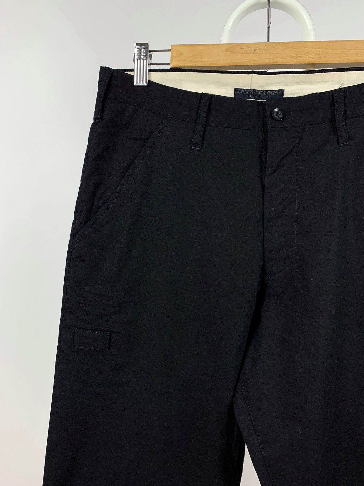 Yohji Yamamoto Yohji Yamamoto Cropped Regulation Black Pants Size US 30 / EU 46 - 14 Thumbnail