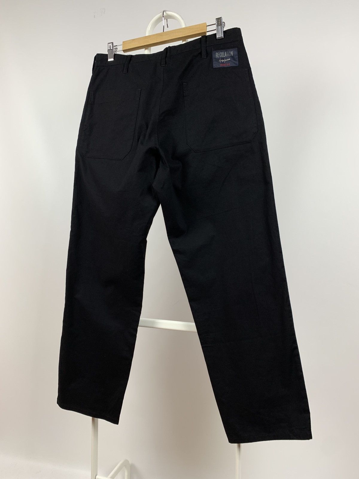 Yohji Yamamoto Yohji Yamamoto Cropped Regulation Black Pants Size US 30 / EU 46 - 8 Thumbnail