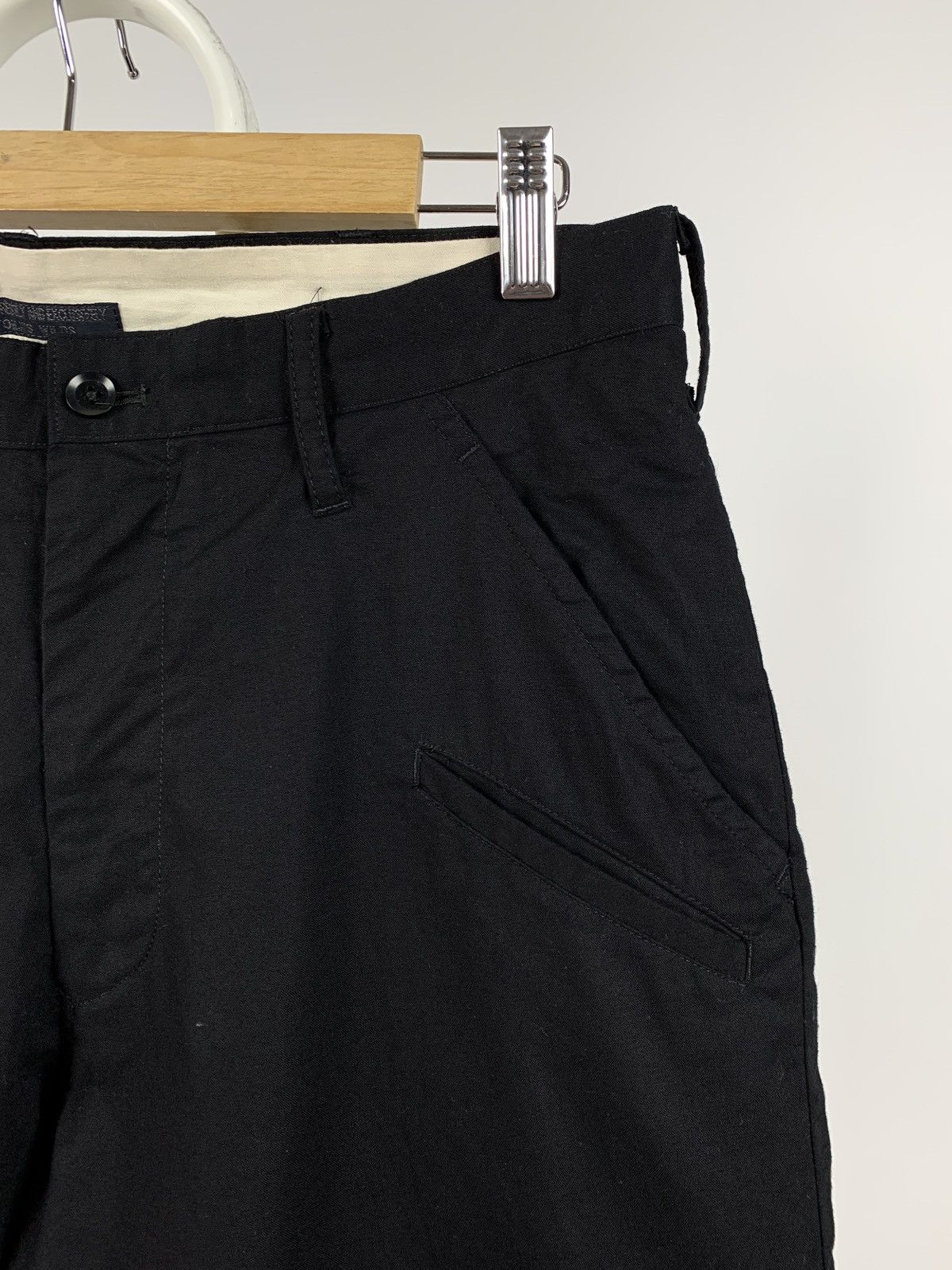 Yohji Yamamoto Yohji Yamamoto Cropped Regulation Black Pants Size US 30 / EU 46 - 16 Thumbnail
