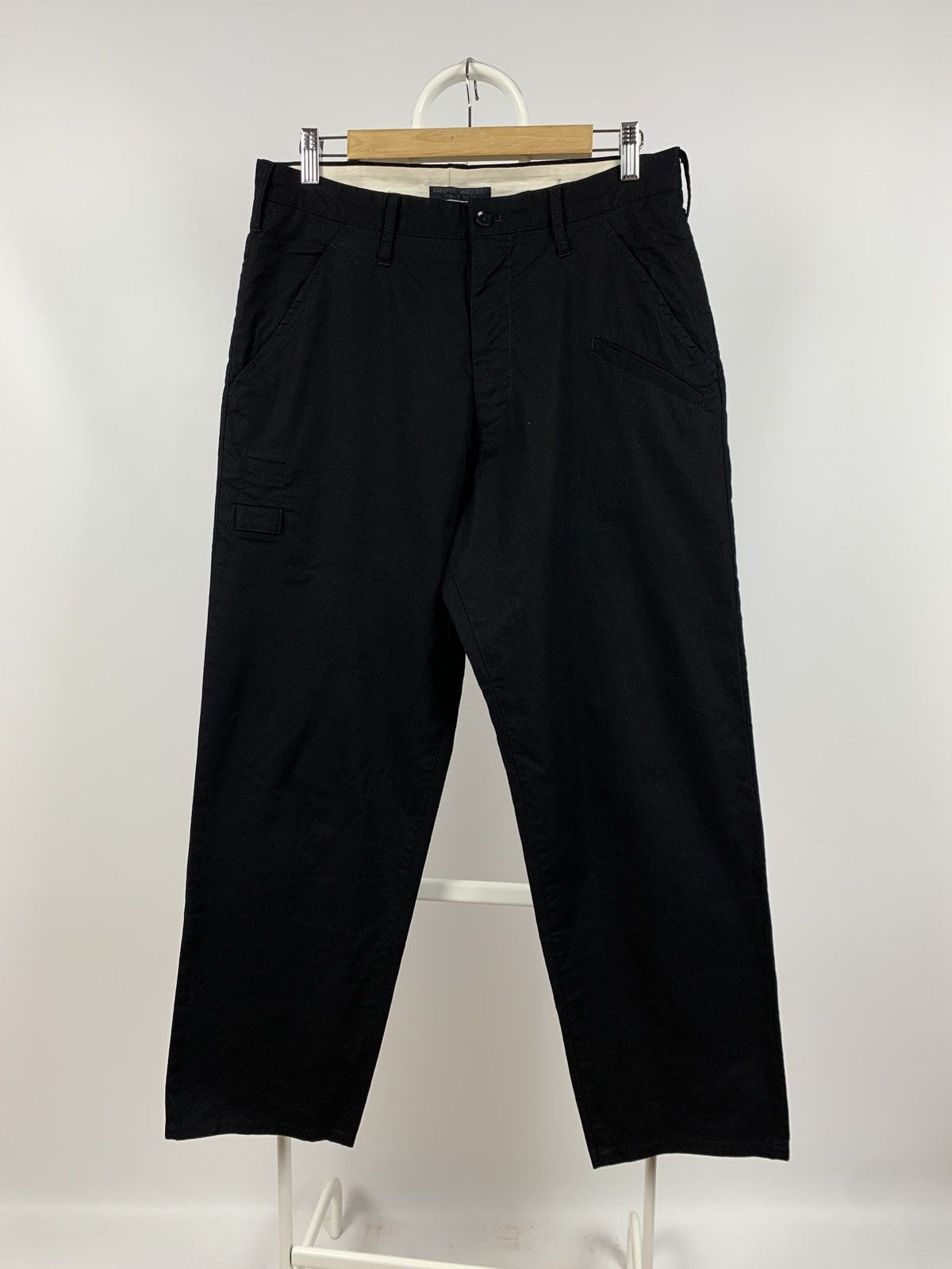 Yohji Yamamoto Yohji Yamamoto Cropped Regulation Black Pants Size US 30 / EU 46 - 6 Thumbnail
