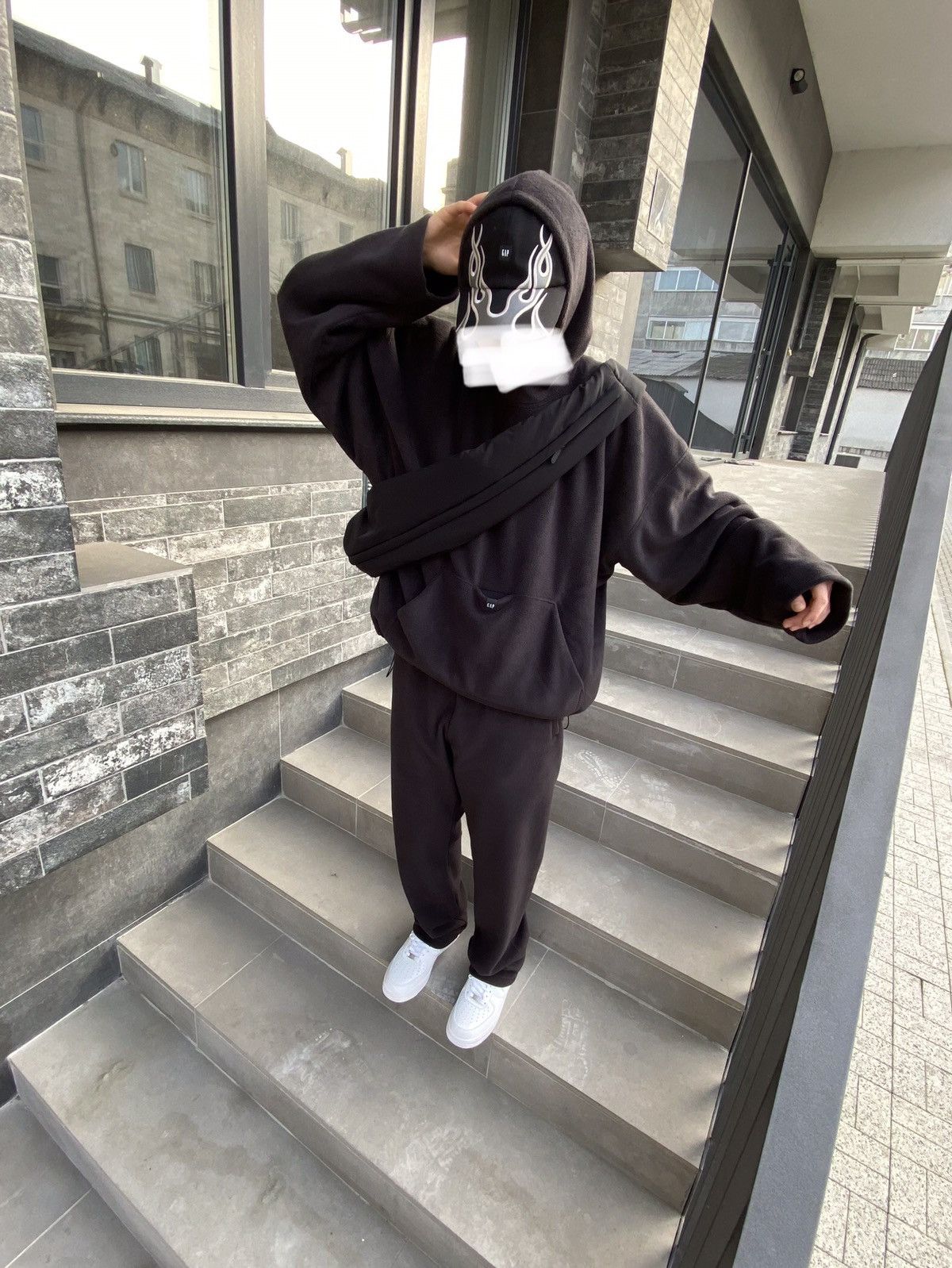 Gap × Yeezy Yeezy Gap Polar Fleece Padded Hoodie by Balenciaga Size US M / EU 48-50 / 2 - 11 Thumbnail