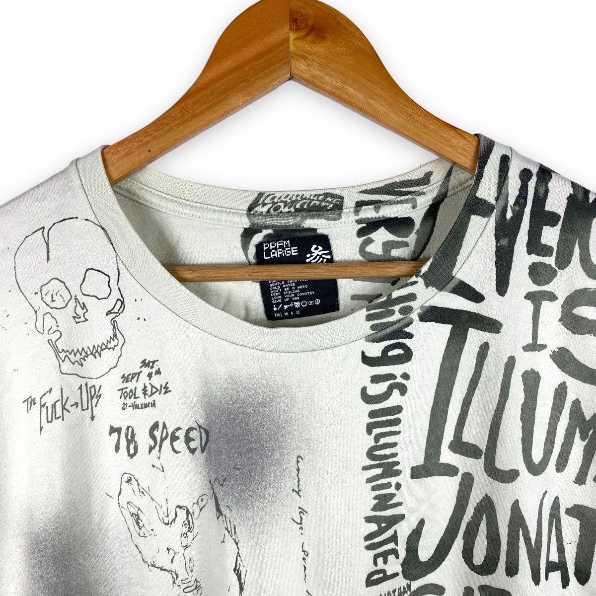 Japanese Brand × PPFM × Seditionaries PPFM ARTWORK ARTIST NOVELIST PUNK BAND ART TEE Size US L / EU 52-54 / 3 - 9 Thumbnail