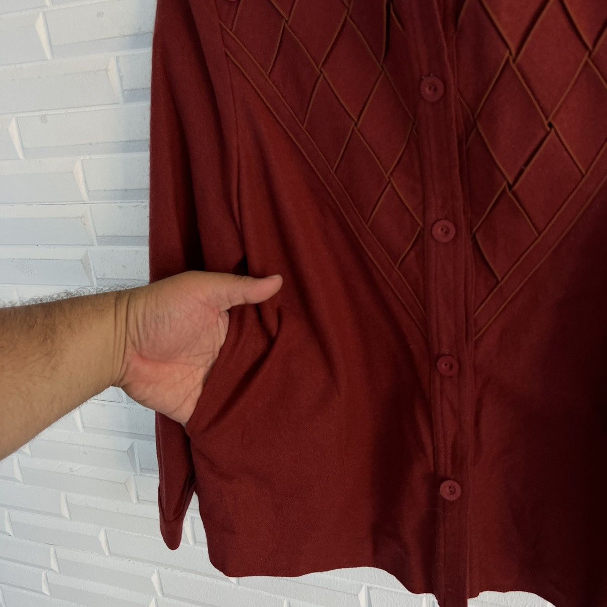 Japanese Brand VINTAGE JAPANESE BRAIDED DESIGN INSPIRED BY ISSEY MIYAKE Size US M / EU 48-50 / 2 - 3 Thumbnail
