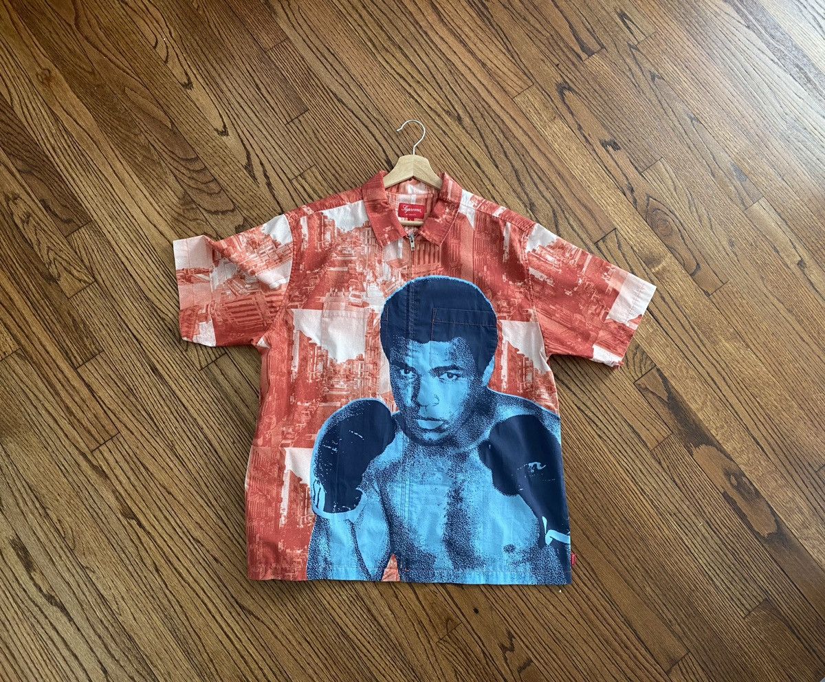 Supreme Supreme Muhammad Ali Zip Up S/S Shirt | Grailed