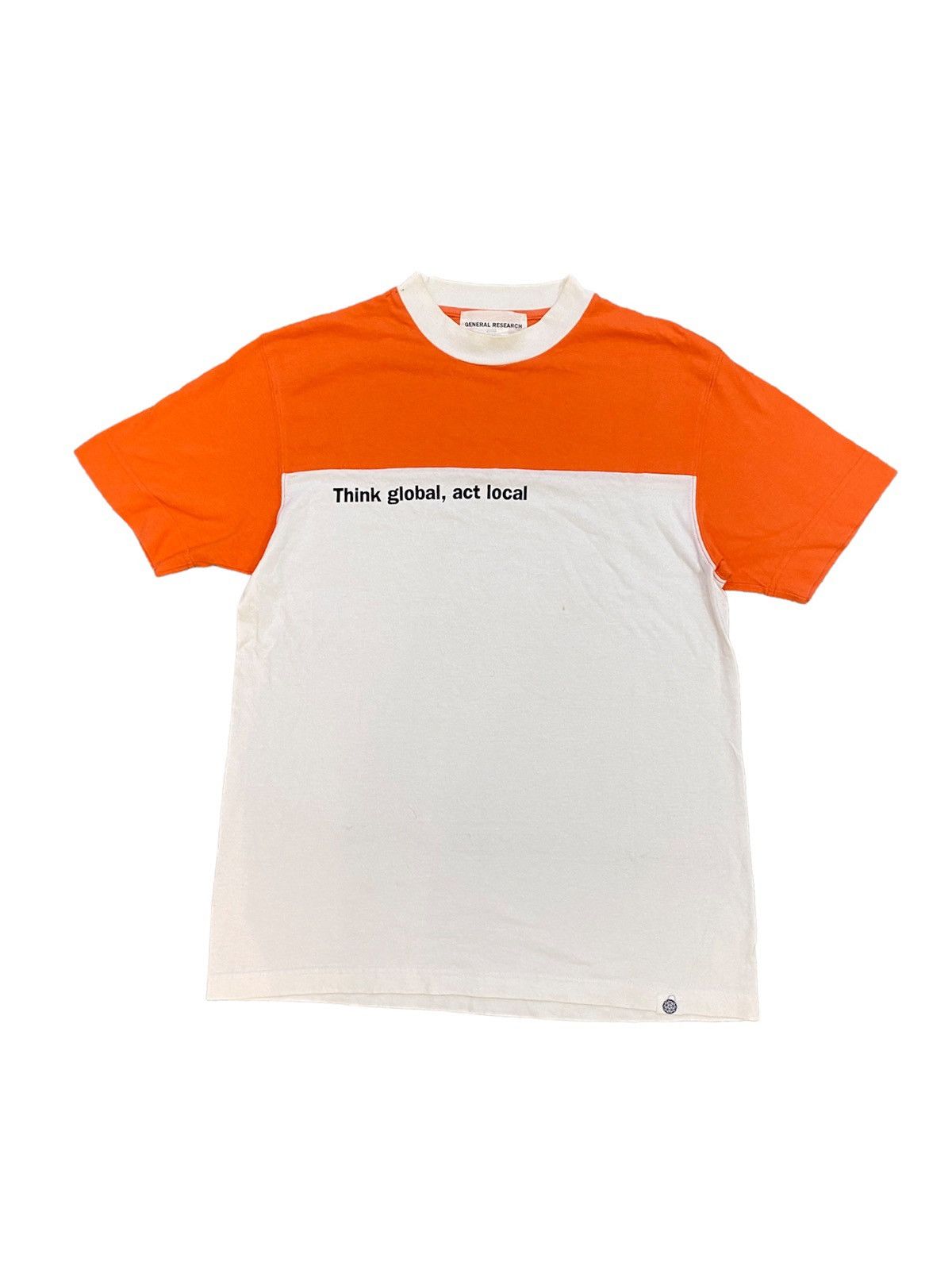 General Research SS00 "Think Global, Act Local" Tee Size US M / EU 48-50 / 2 - 1 Thumbnail