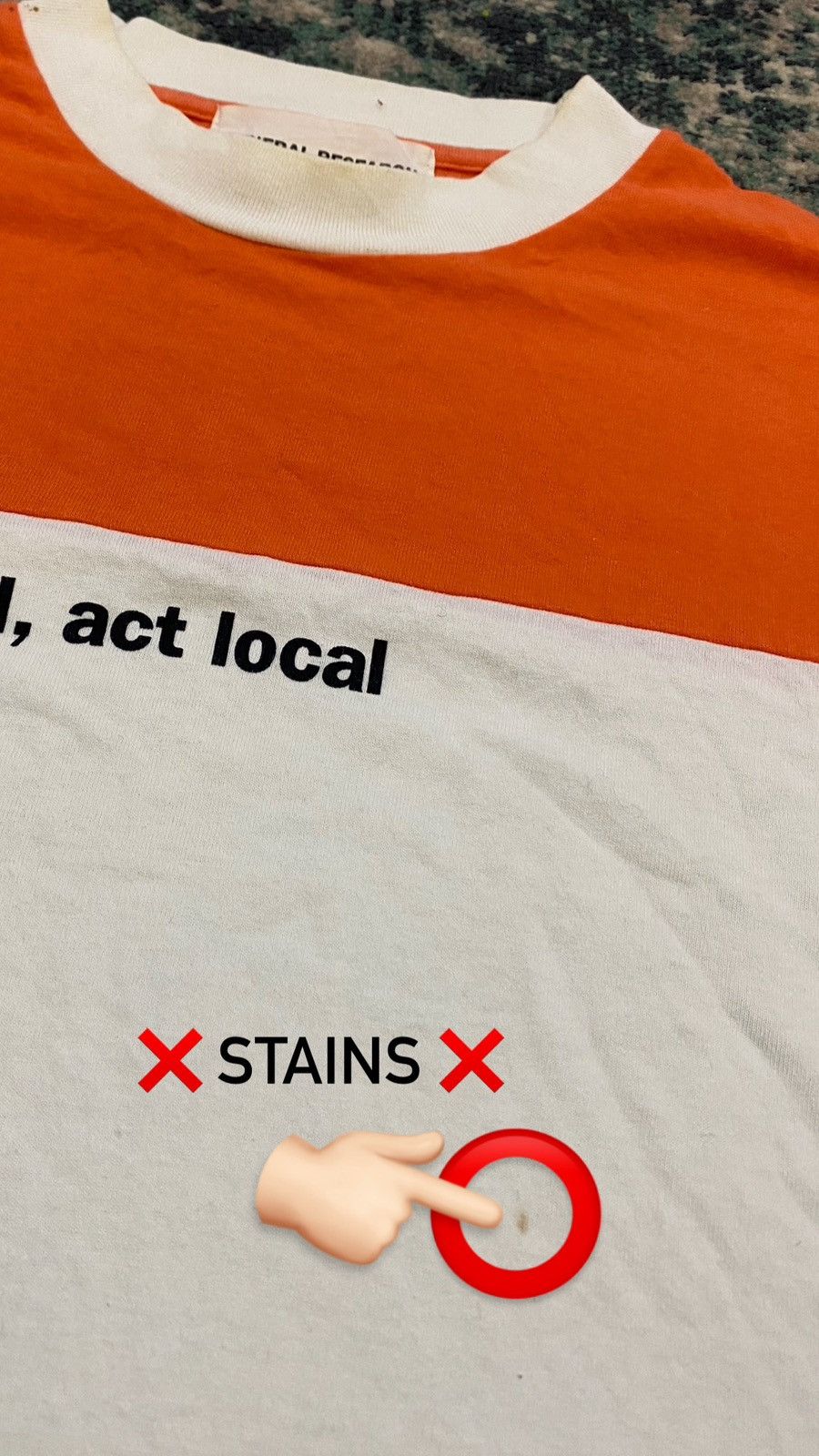 General Research SS00 "Think Global, Act Local" Tee Size US M / EU 48-50 / 2 - 4 Thumbnail
