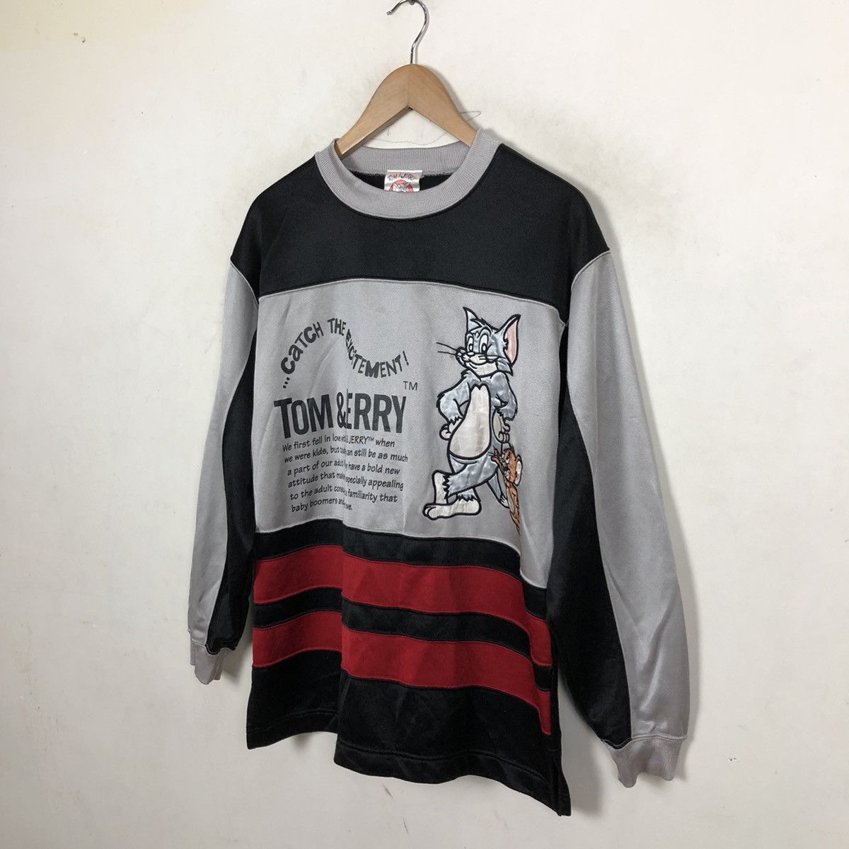 Cartoon Network VINTAGE TOM & JERRY BIG LOGO SWEATSHIRT Size US M / EU 48-50 / 2 - 2 Thumbnail