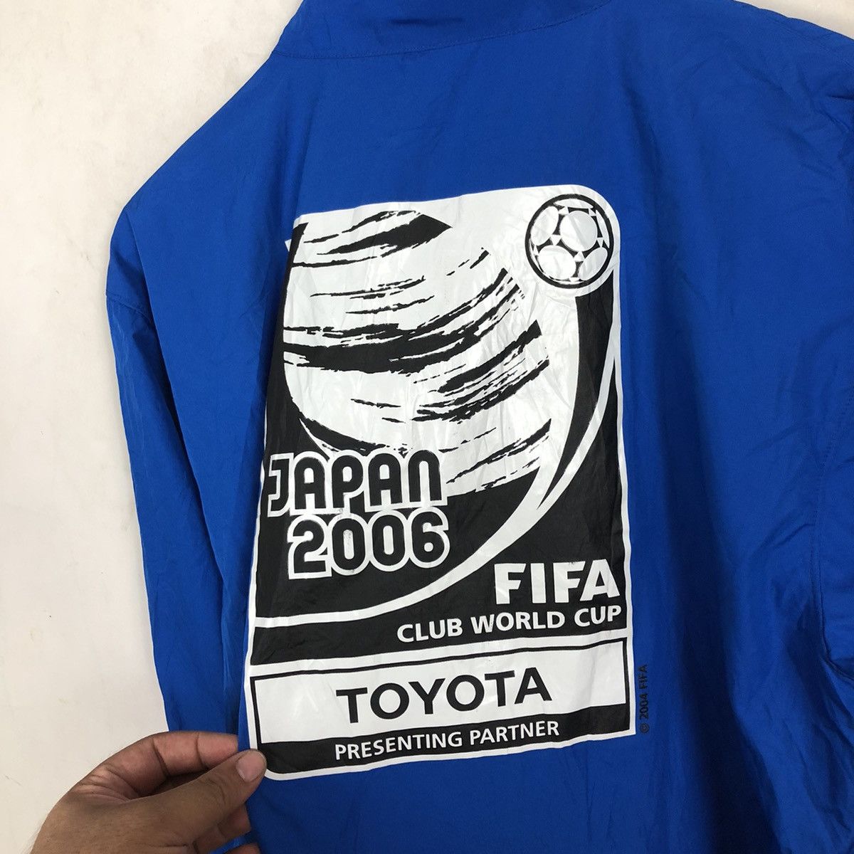 Adidas VINTAGE 06' FIFA WORLD CUP JAPAN ADIDAS TOYOTA BIG LOGO Size US M / EU 48-50 / 2 - 9 Thumbnail