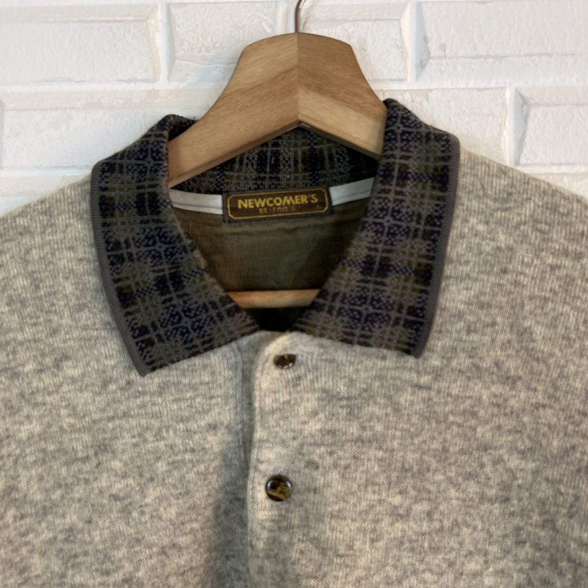 Japanese Brand VINTAGE SWEATSHIRT COLLAR NEWCOMER’S BE TIMES BIG LOGO Size US L / EU 52-54 / 3 - 4 Thumbnail