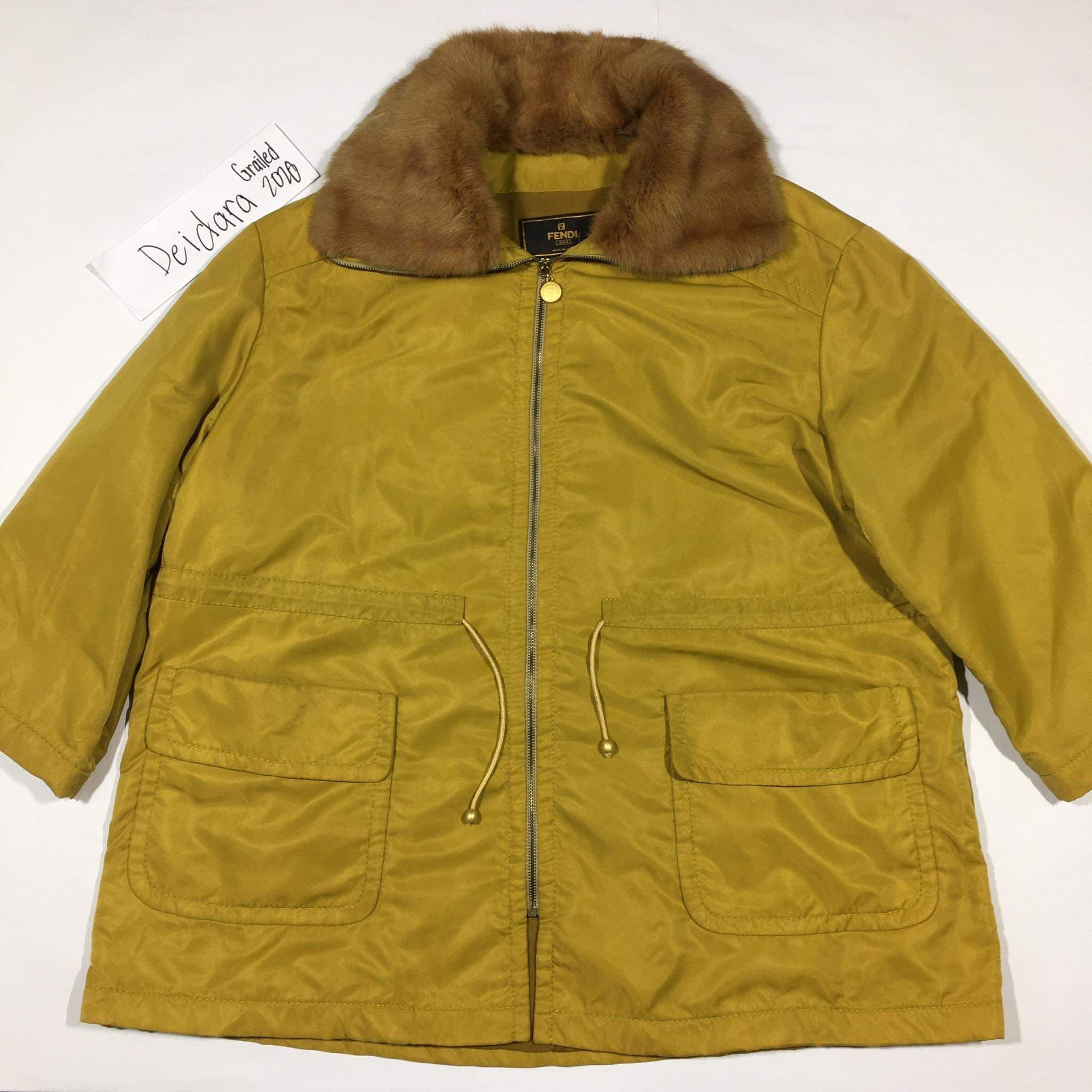 Fendi Fendi Fur Lined Collar Coat | Grailed