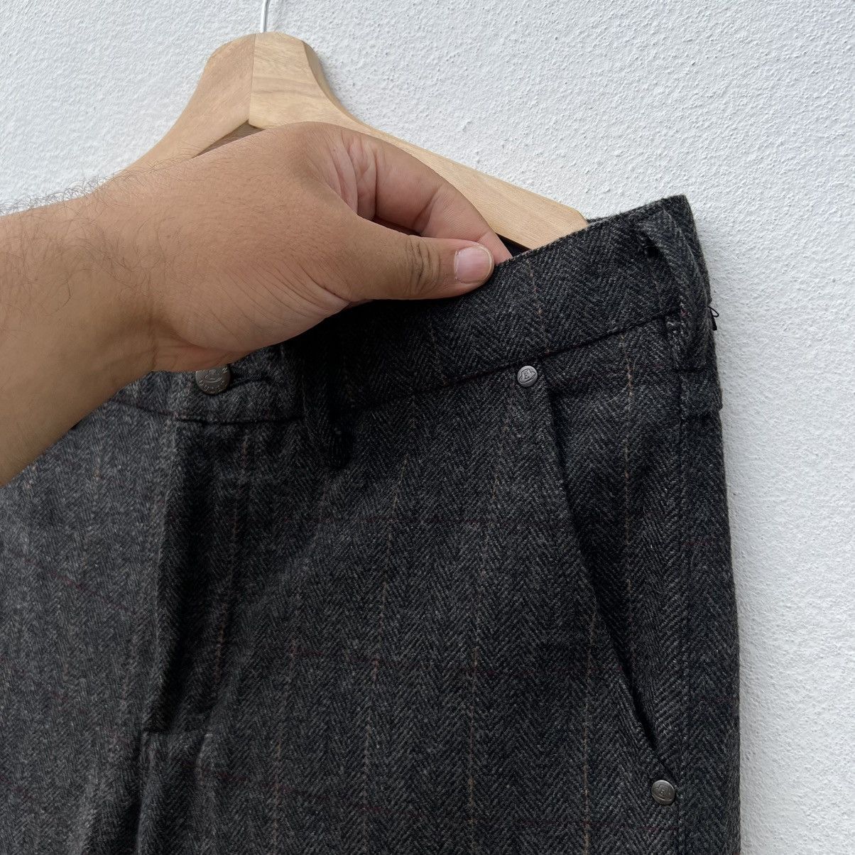 Edwin EDWIN DUDED HERRINGBONE WOOL CASUAL PANTS Size US 32 / EU 48 - 8 Thumbnail