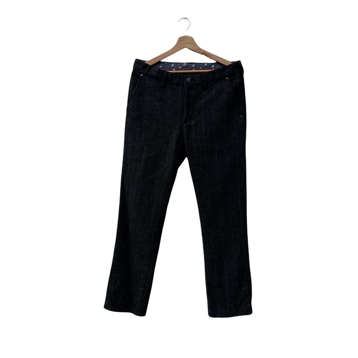 Edwin EDWIN DUDED HERRINGBONE WOOL CASUAL PANTS Size US 32 / EU 48 - 1 Thumbnail