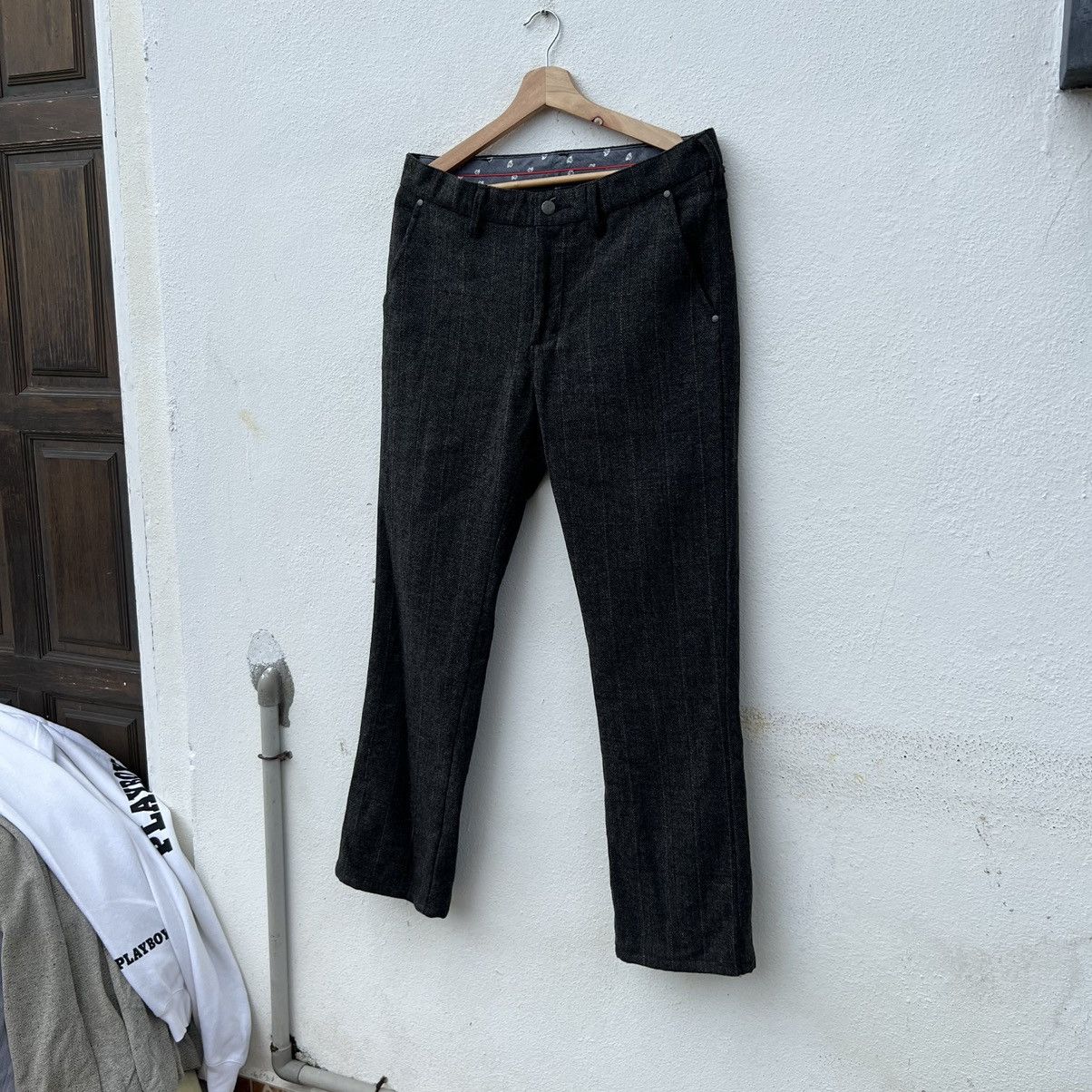 Edwin EDWIN DUDED HERRINGBONE WOOL CASUAL PANTS Size US 32 / EU 48 - 2 Thumbnail