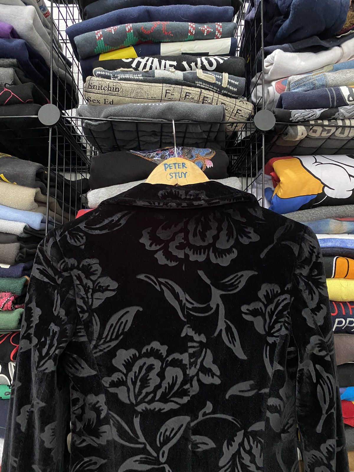 Dolce & Gabbana DOLCE & GABBANA VELVET FLORAL DESIGN JACKET Size US XXS / EU 40 - 5 Thumbnail