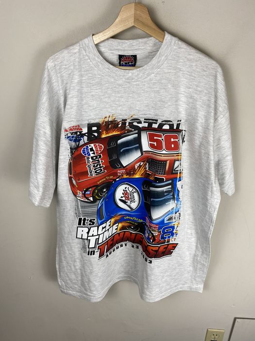 Vintage Vintage NASCAR Bristol Speedway Big Print Racing Tee | Grailed