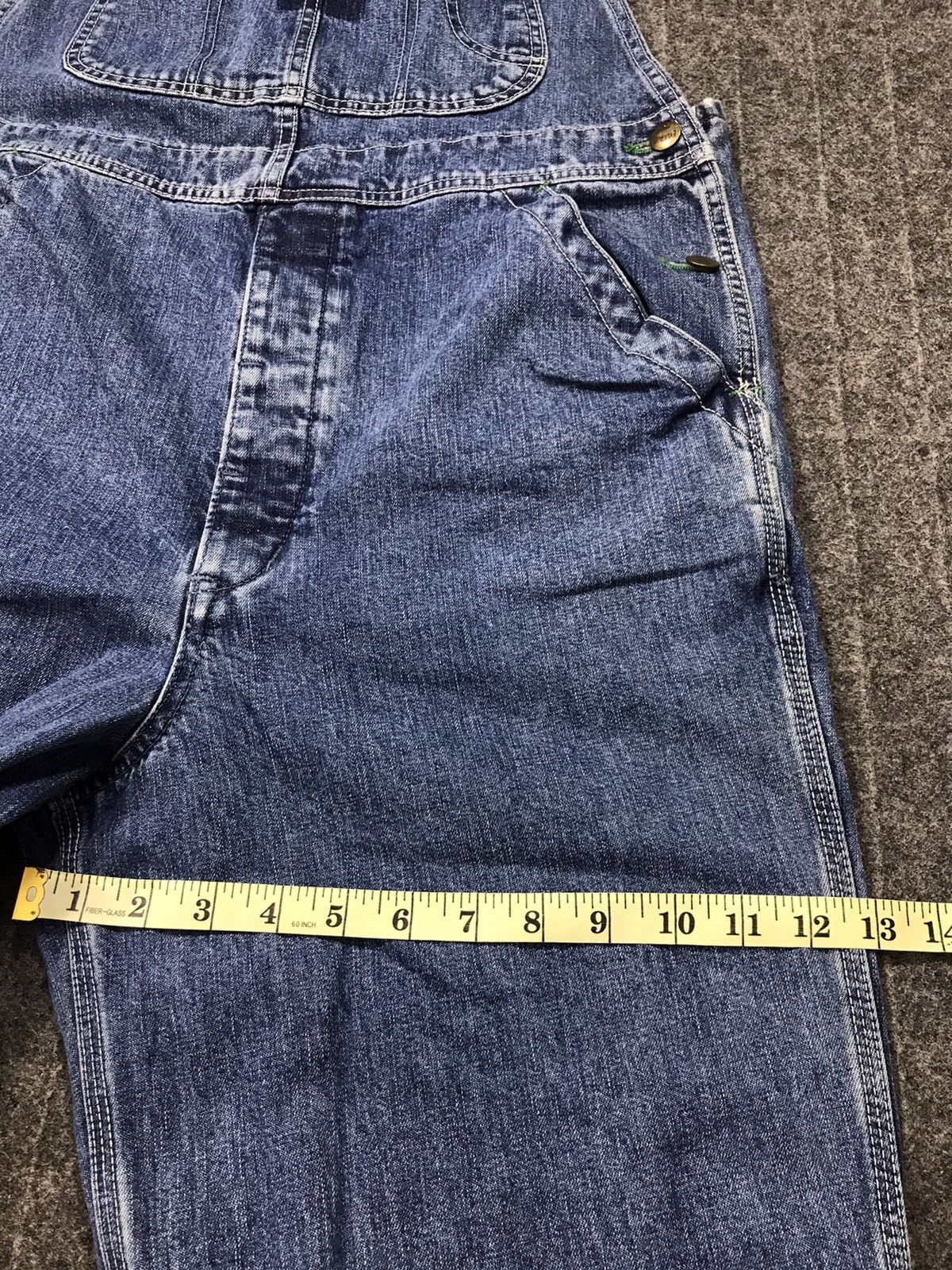 Japanese Brand × Vintage Vtg Everblue Japanese Brand DenimPant Workwear Carpenter Size US 34 / EU 50 - 10 Thumbnail