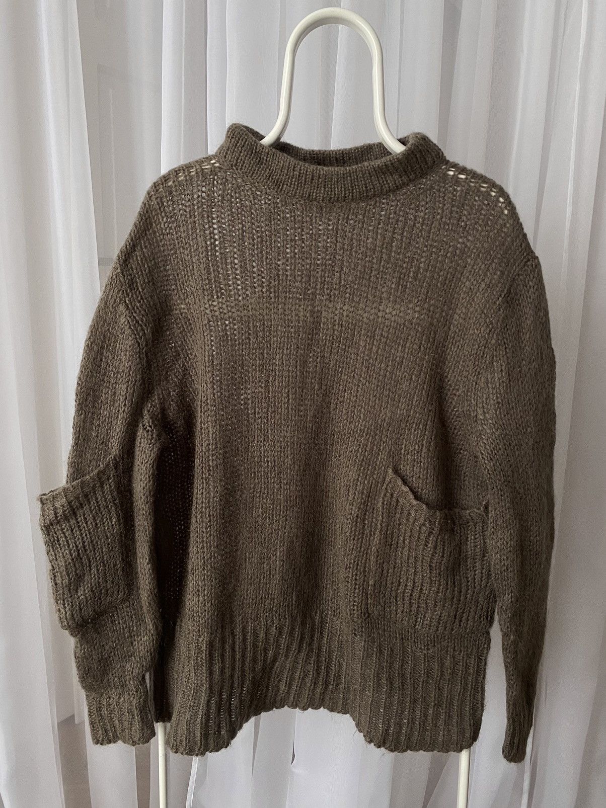 Acne Studios KAI REVERSE PAW16 ニット ブラウン Acne Studios KAI REVERSE PAW16 ニット ブラウン
