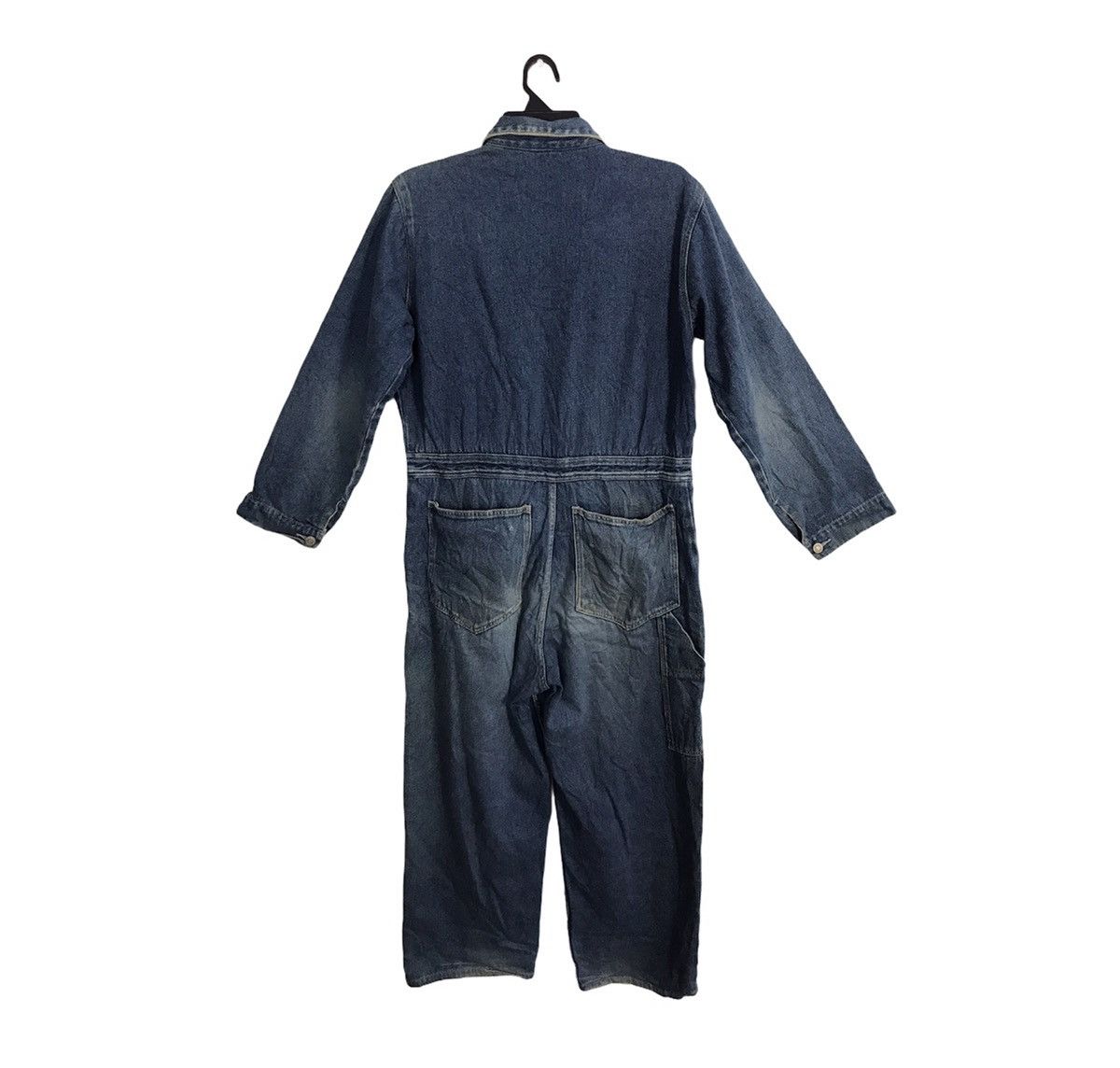 Japanese Brand Dog House Coverall Indigo Denim Pant Workwear Carpenter Size US 35 - 6 Thumbnail